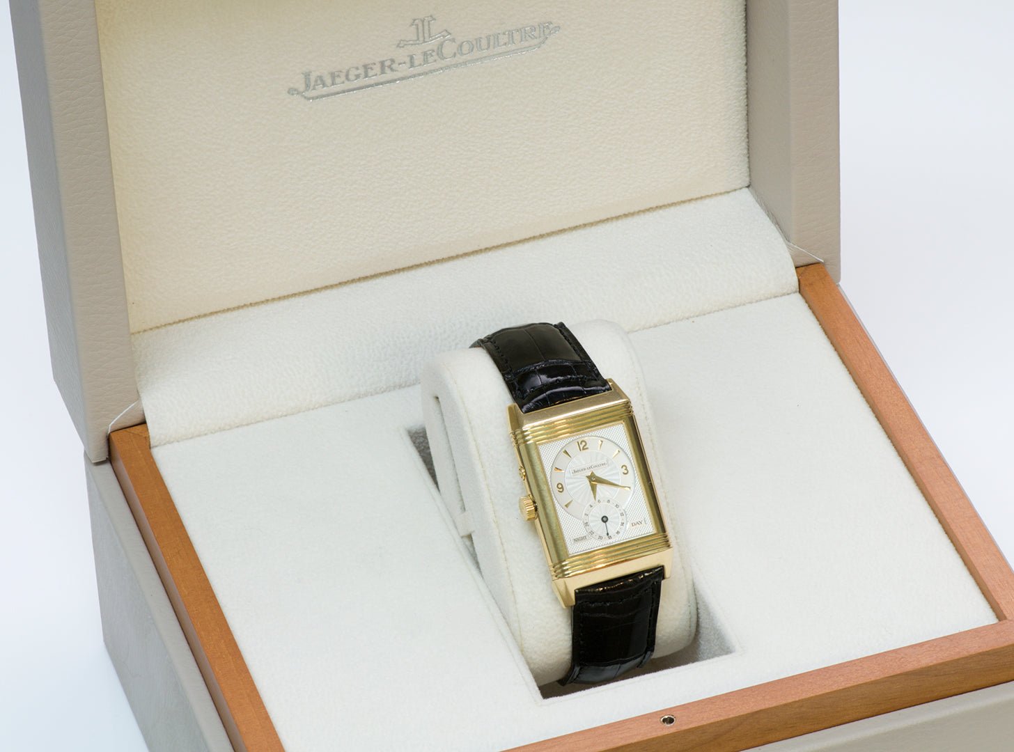 Jaeger-LeCoultre Reverso Duo Day Night Gold Watch 270.1.54