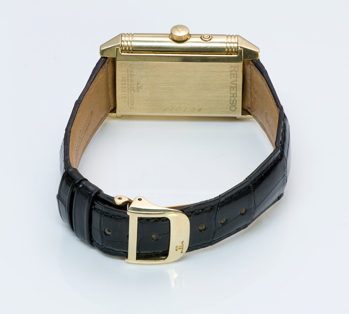 Jaeger-LeCoultre Reverso Duo Day Night Gold Watch 270.1.54