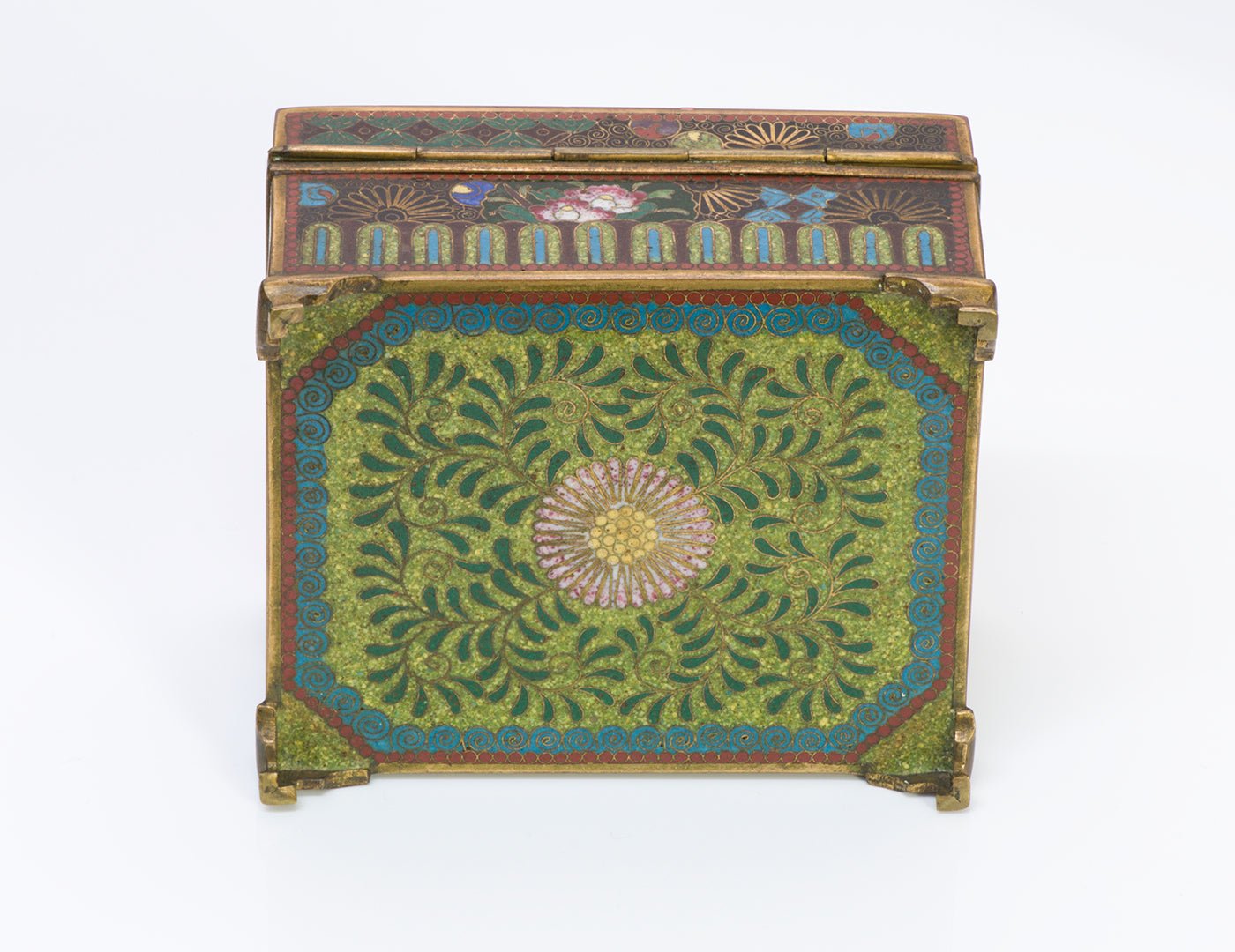 Japanese Cloisonne Dragon Box