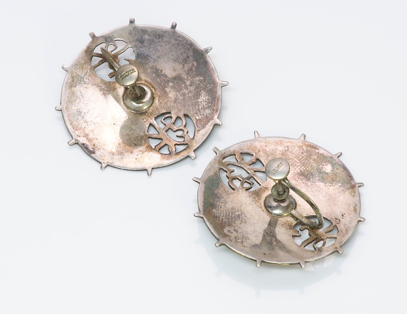 Japanese Sterling Earrings