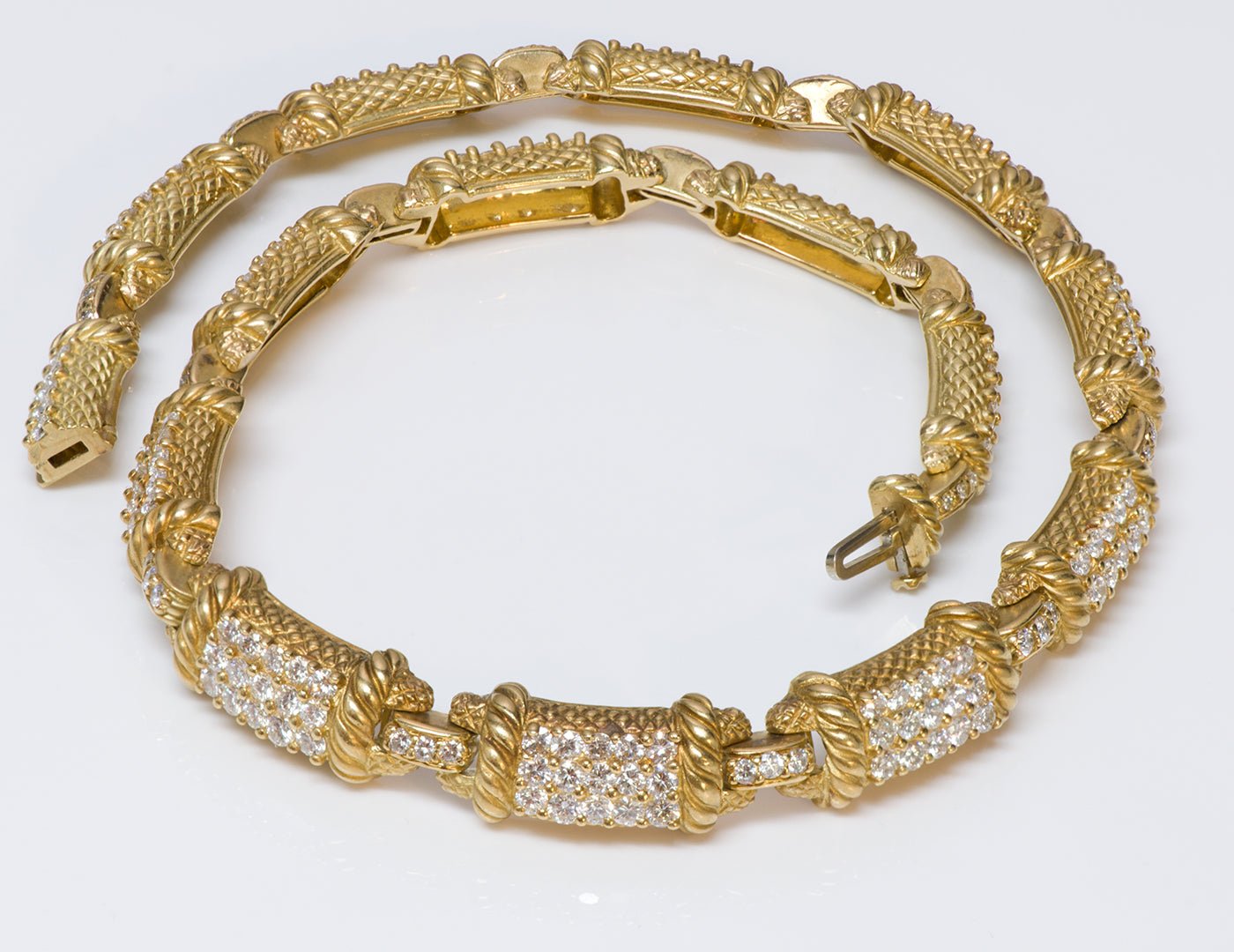 Judith Ripka Diamond 18K Gold Necklace