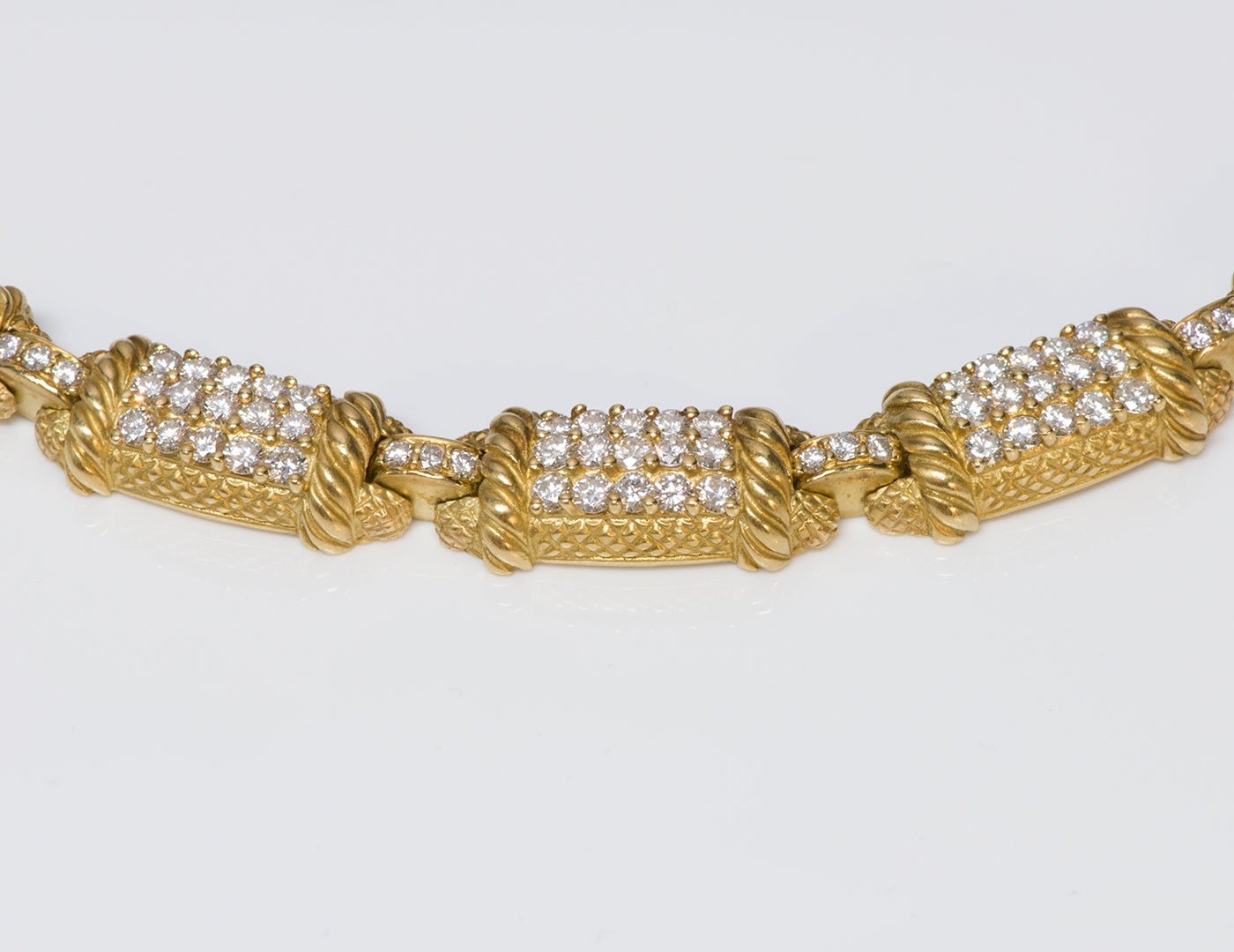Judith Ripka Diamond 18K Gold Necklace