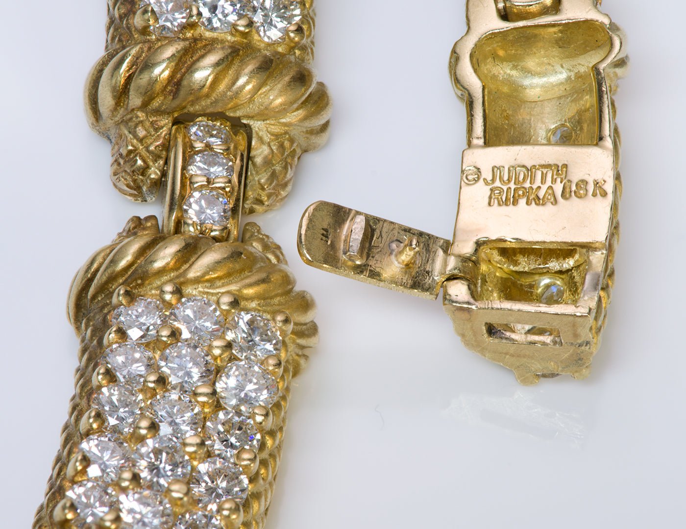 Judith Ripka Diamond 18K Gold Necklace