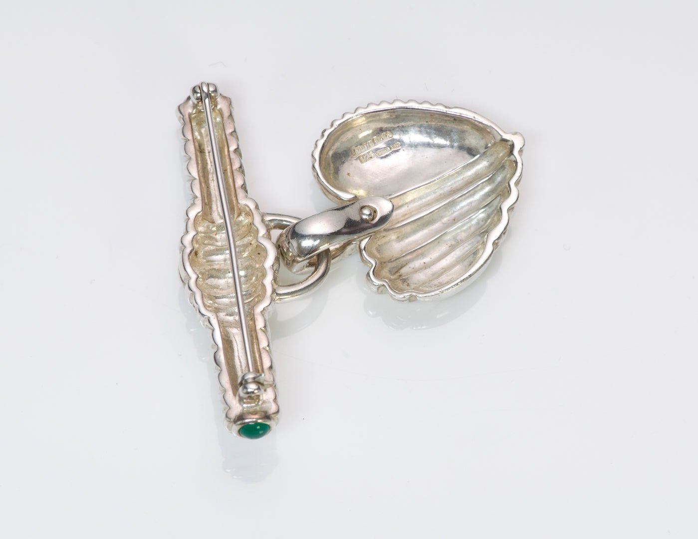 Judith Ripka Silver Heart Brooch