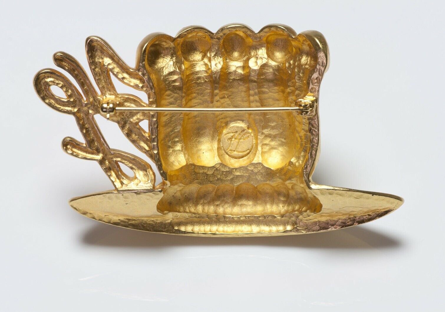 Karl Lagerfeld Paris Logo Cup Brooch