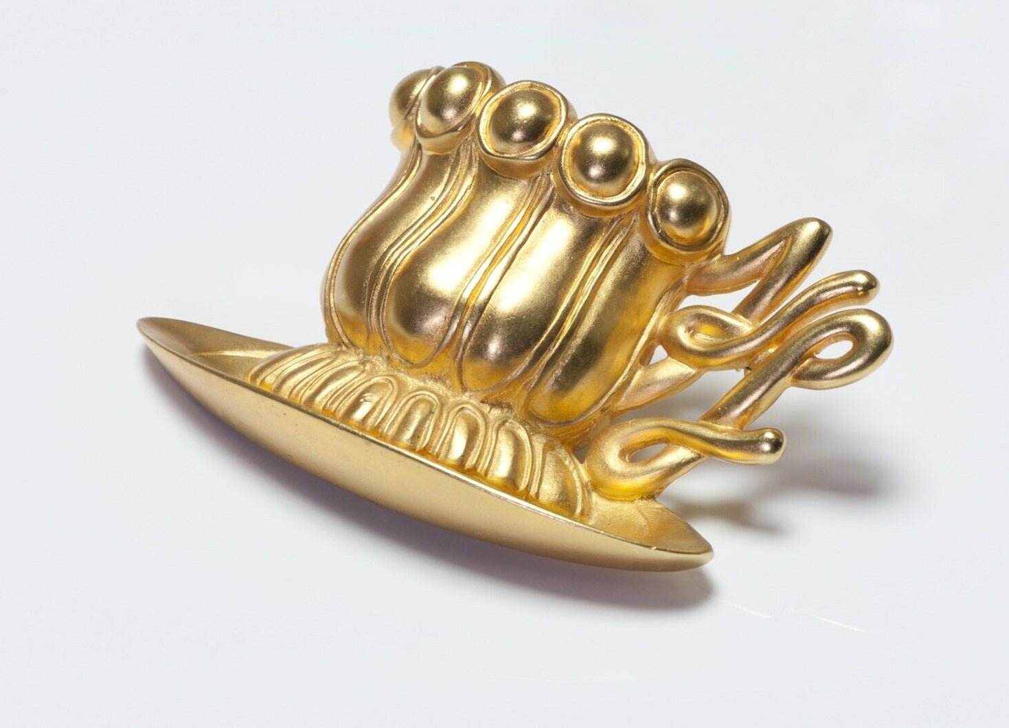 Karl Lagerfeld Paris Logo Cup Brooch