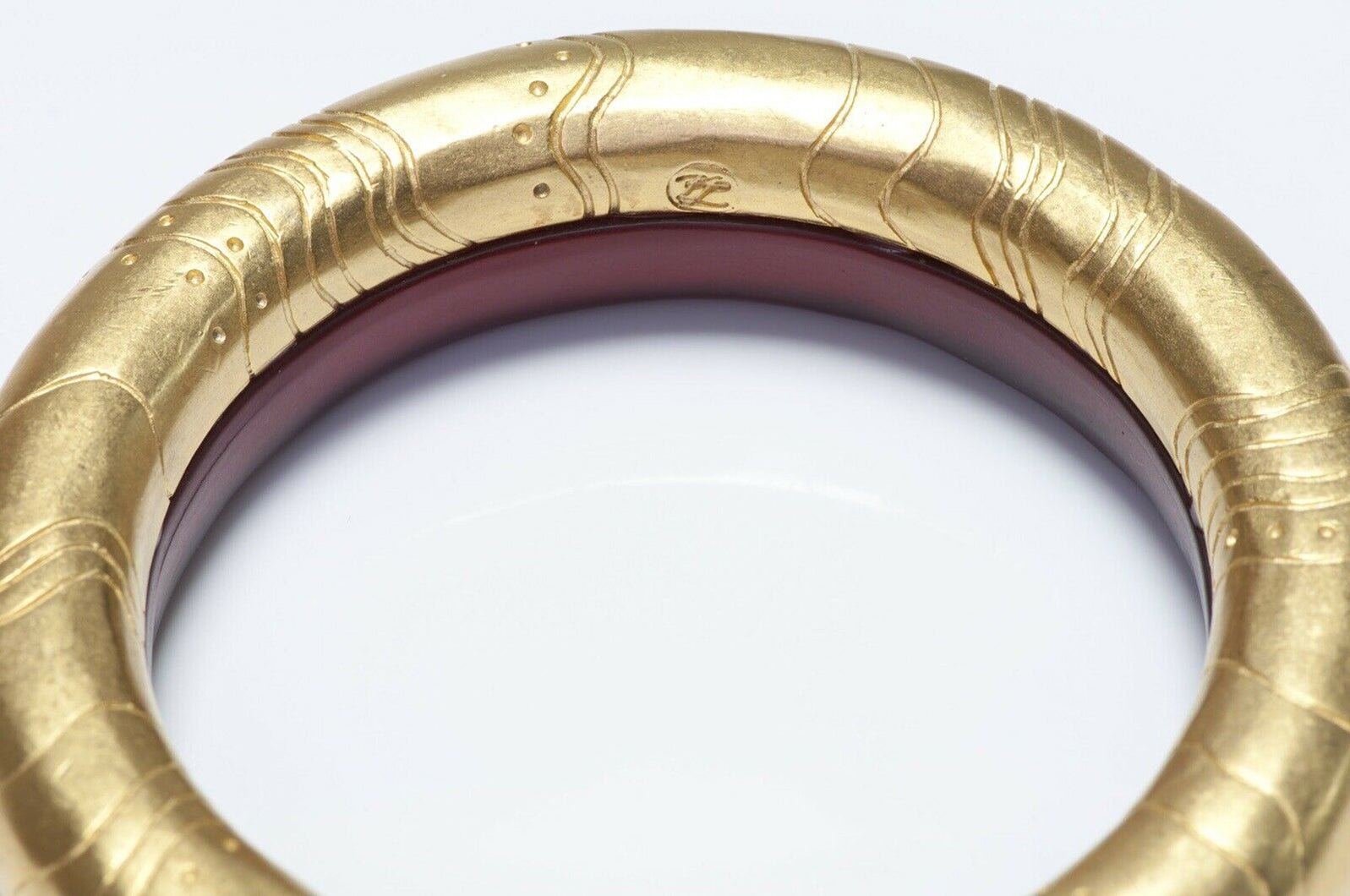 Karl Lagerfeld Paris Lucite Bangle Bracelet