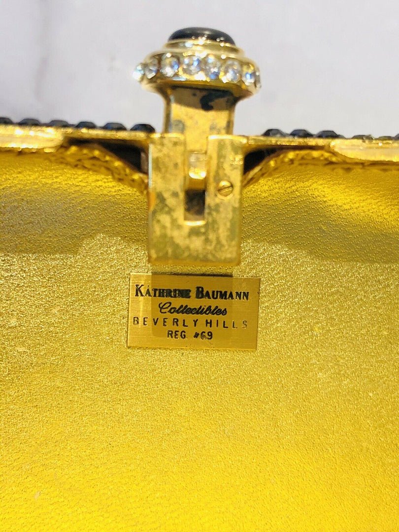 Katherine Baumann “Travel Around the World” Crystal Minaudière Clutch Bag