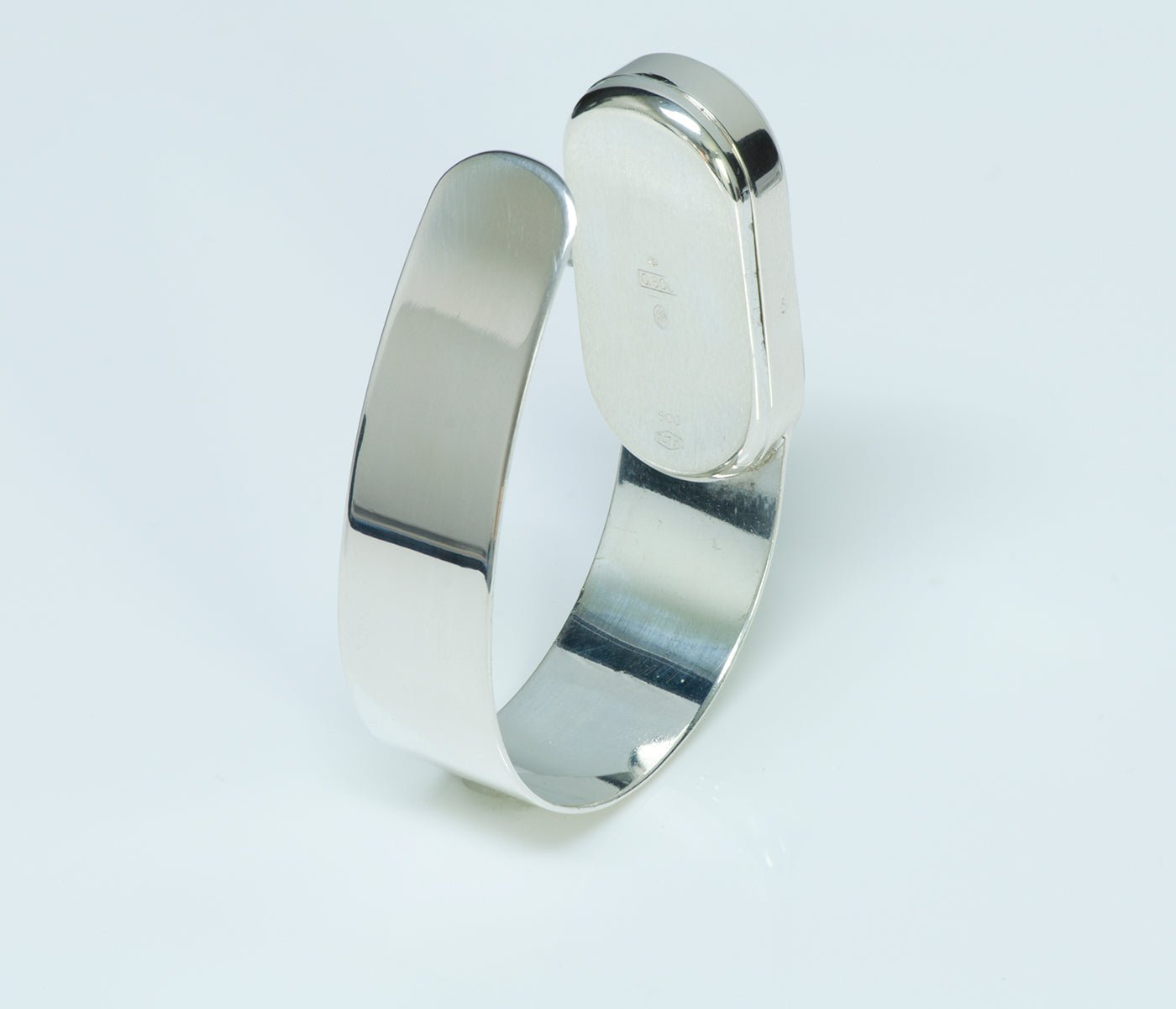 Kelek Incabloc Rare Vintage Silver Cuff Bracelet Watch