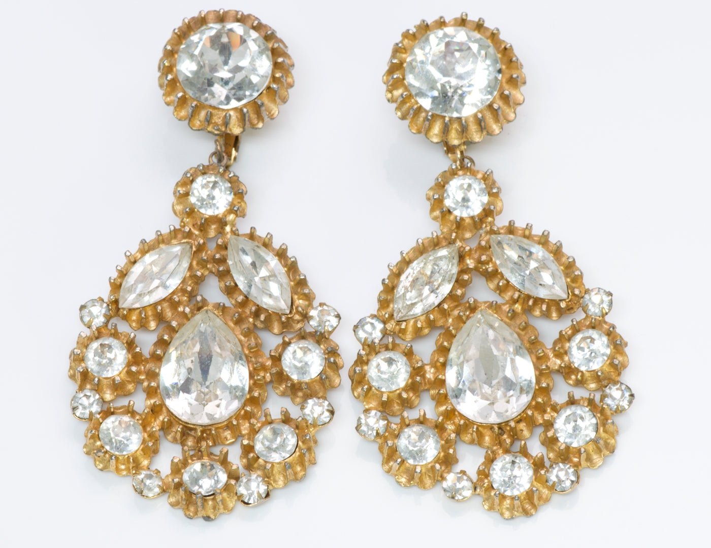 Kenneth Jay Lane Crystal Earrings