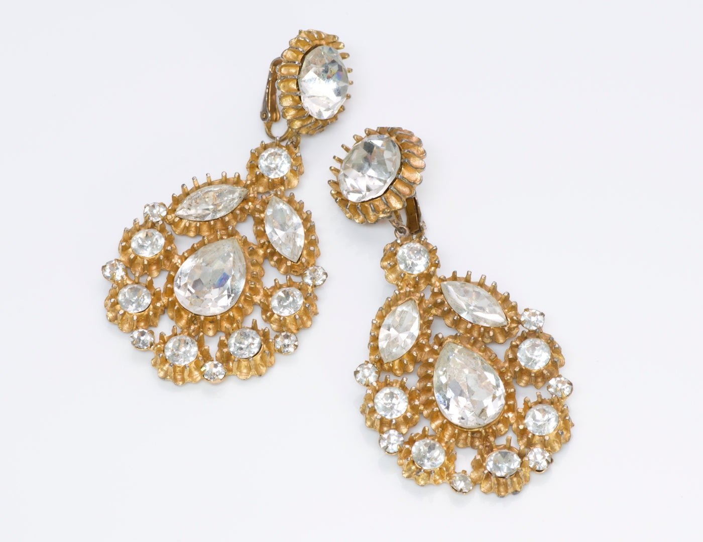 Kenneth Jay Lane Crystal Earrings