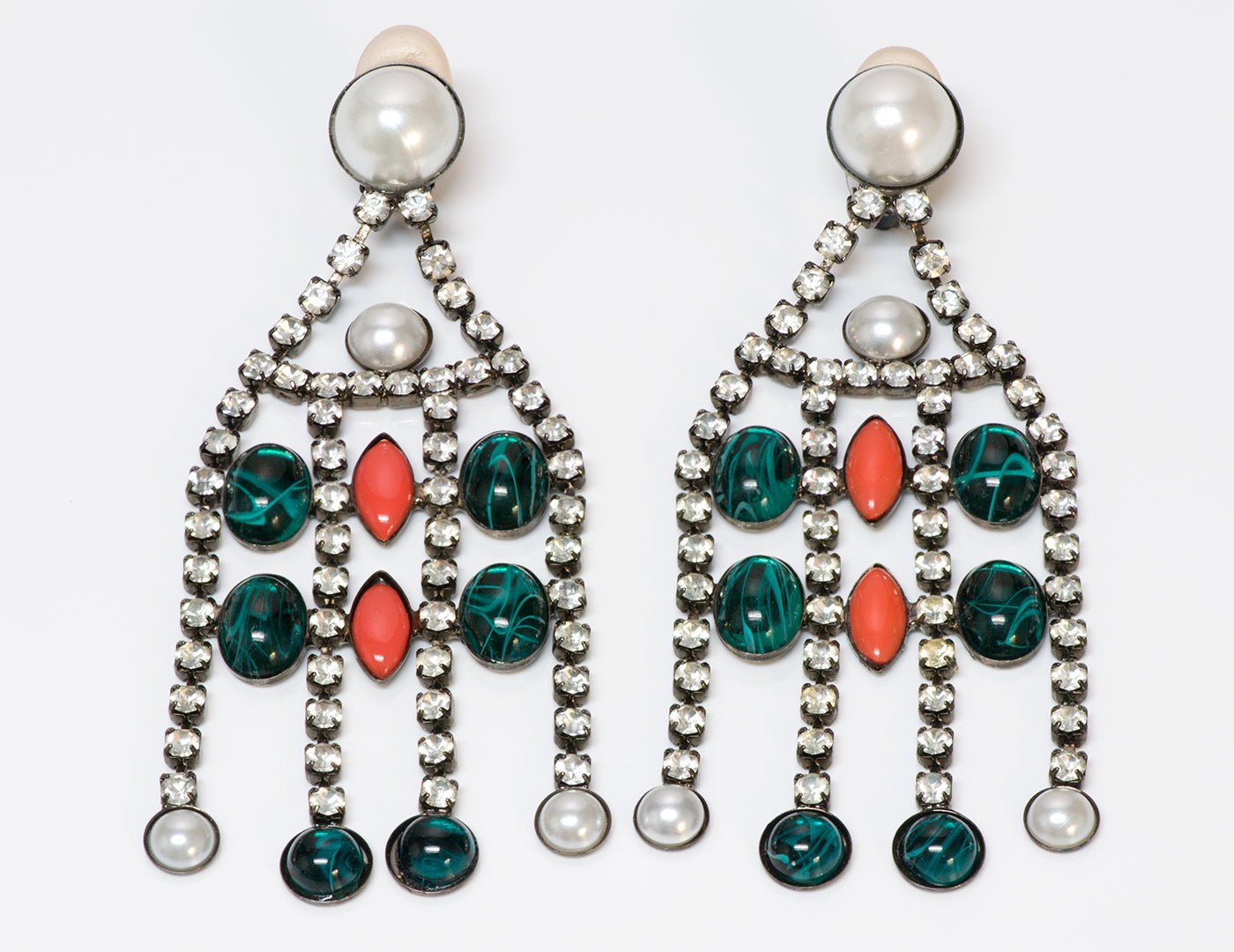 Kenneth Jay Lane KJL Chandelier Earrings