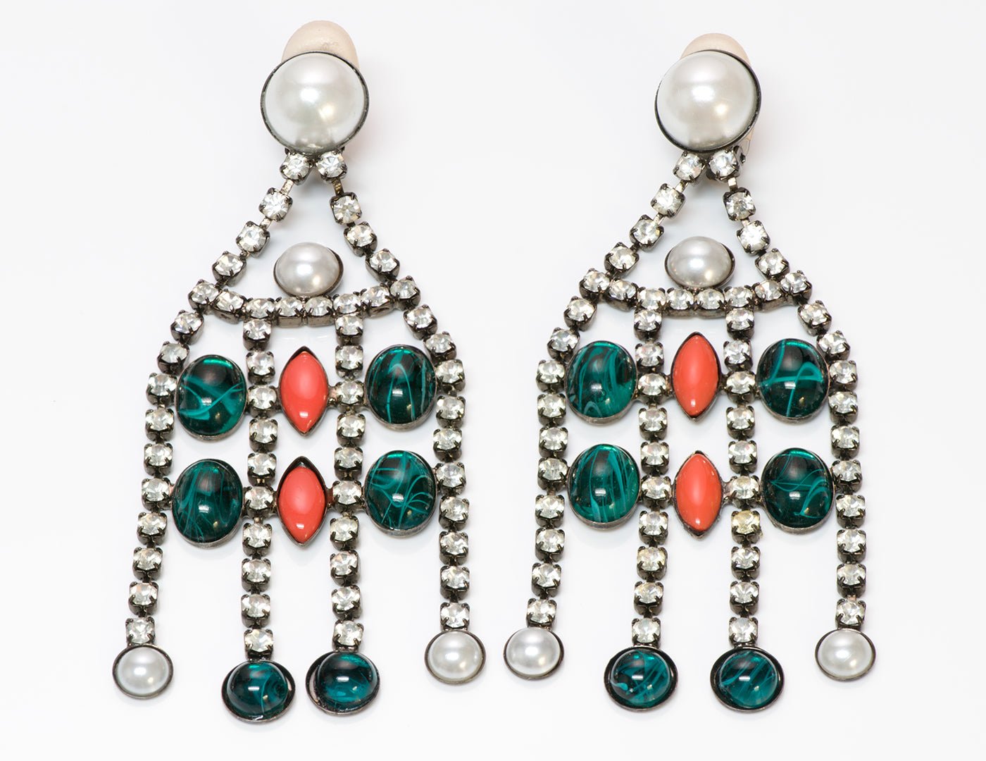 Kenneth Jay Lane KJL Chandelier Earrings