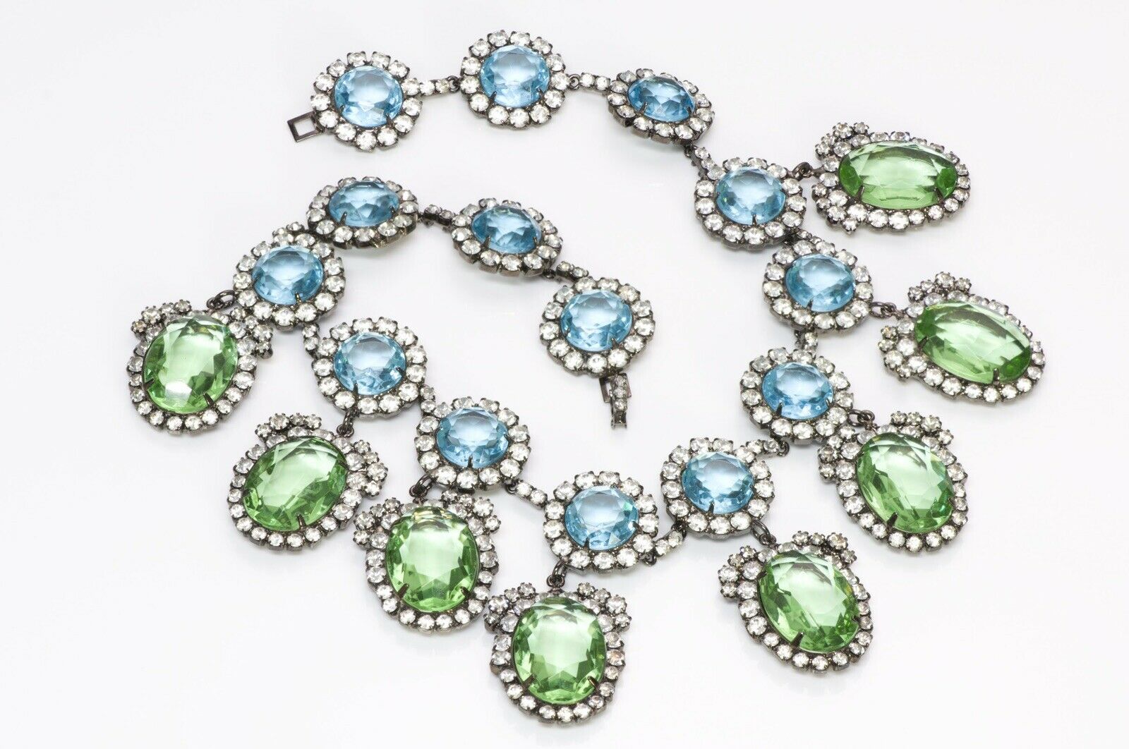 Kenneth Jay Lane KJL “Treasures of the Duchess” Crystal Necklace