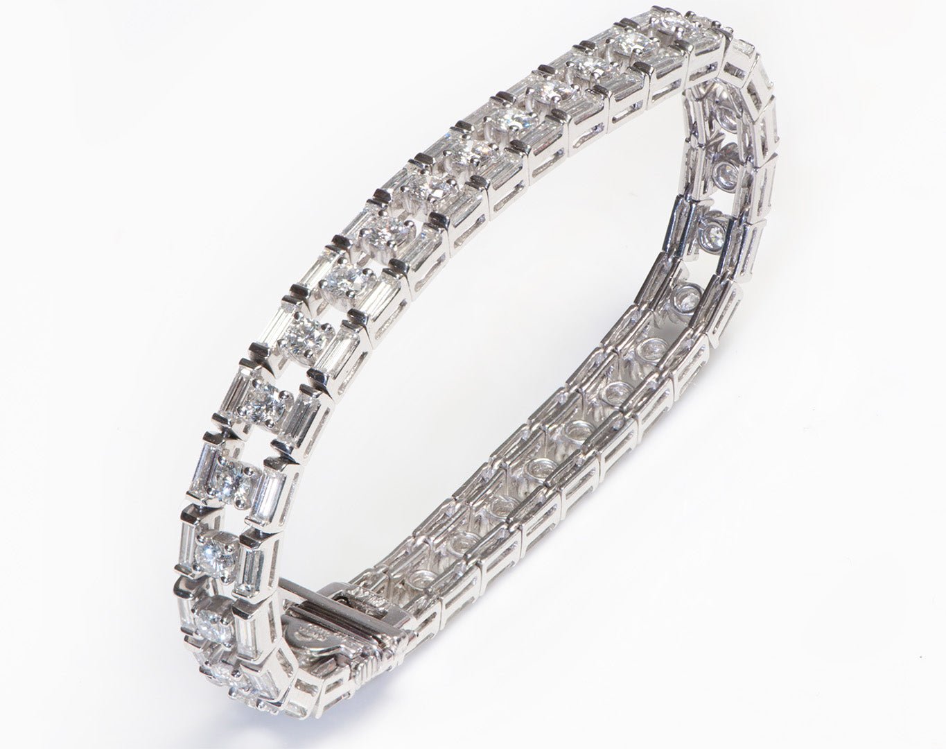 Kwiat Baguette Round Brilliant Cut Diamond Bracelet