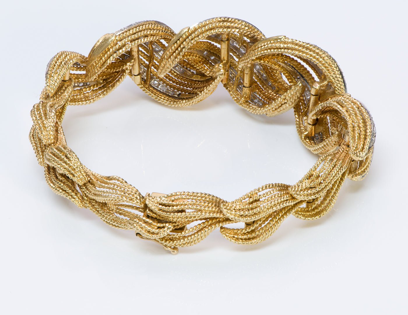 La Triomphe 18K Yellow Gold Diamond Bracelet