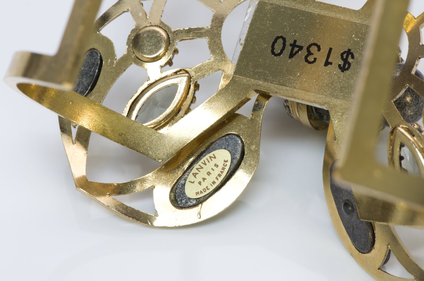Lanvin Crystal Butterfly Bracelet