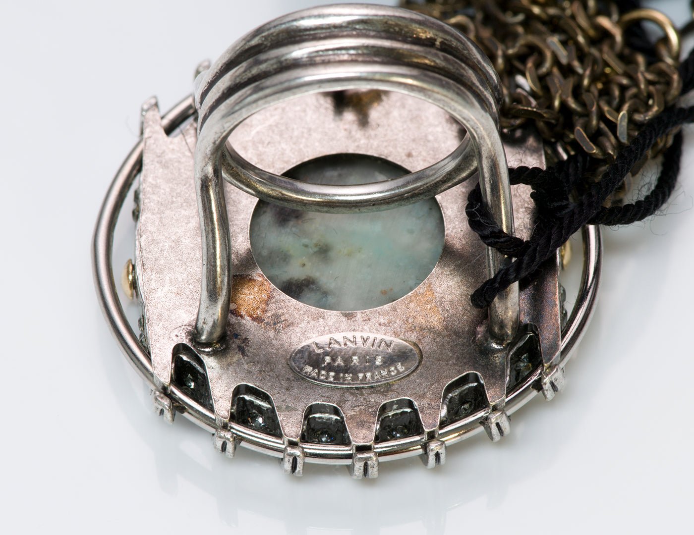 Lanvin Crystal Cocktail Ring Bracelet