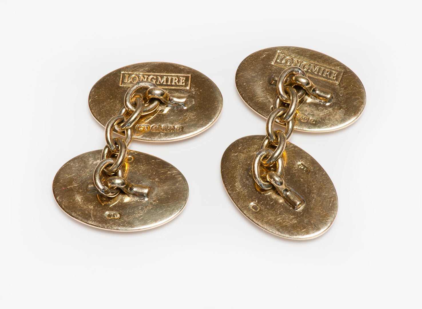 Longmire 18K Gold Enamel Cufflink and 4 Dress Set
