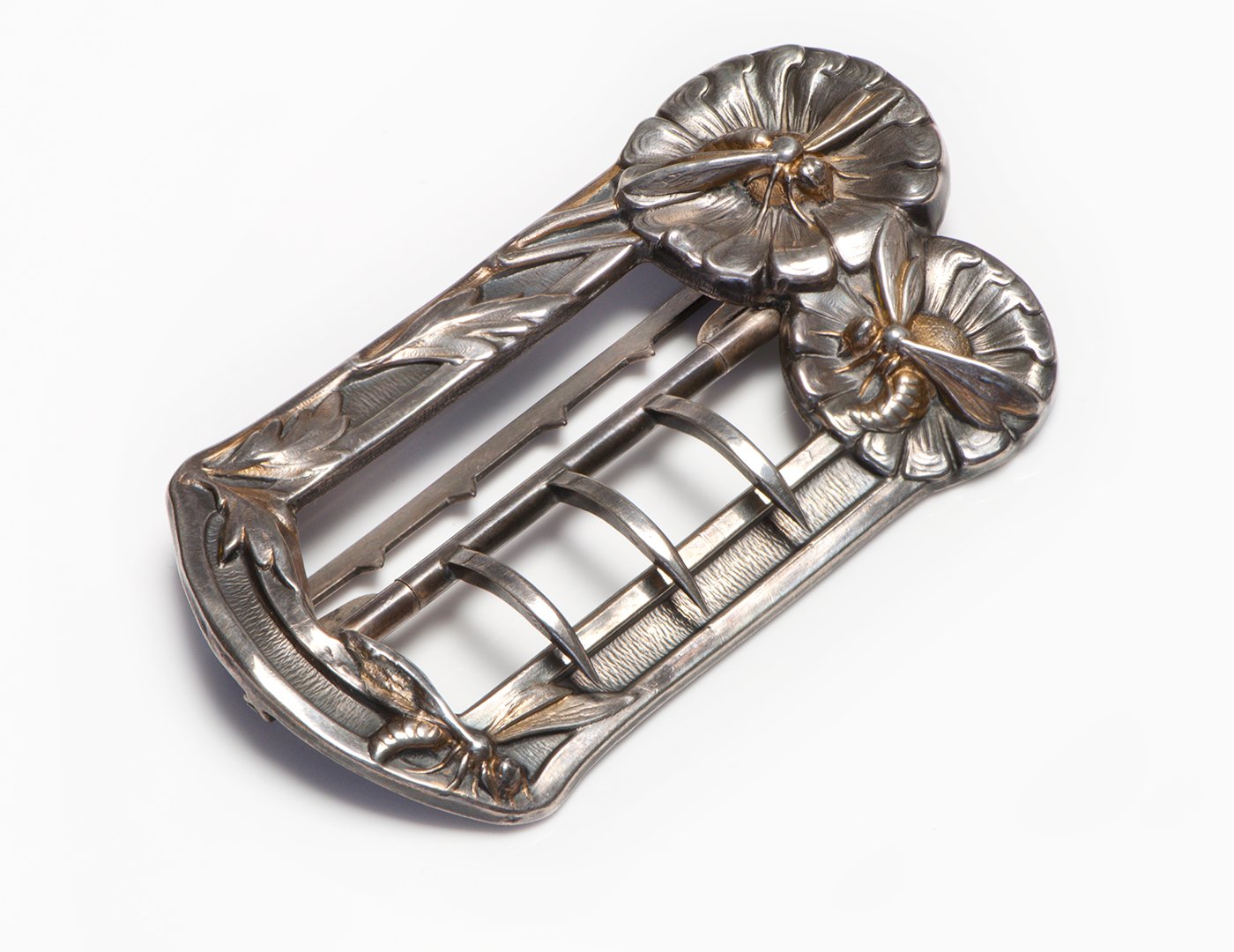 Lucien Gaillard Silver Gold Buckle