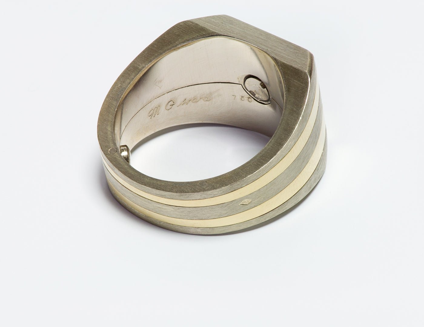 M. Gerard Paris Andre Vassort 18K Gold Men's Ring