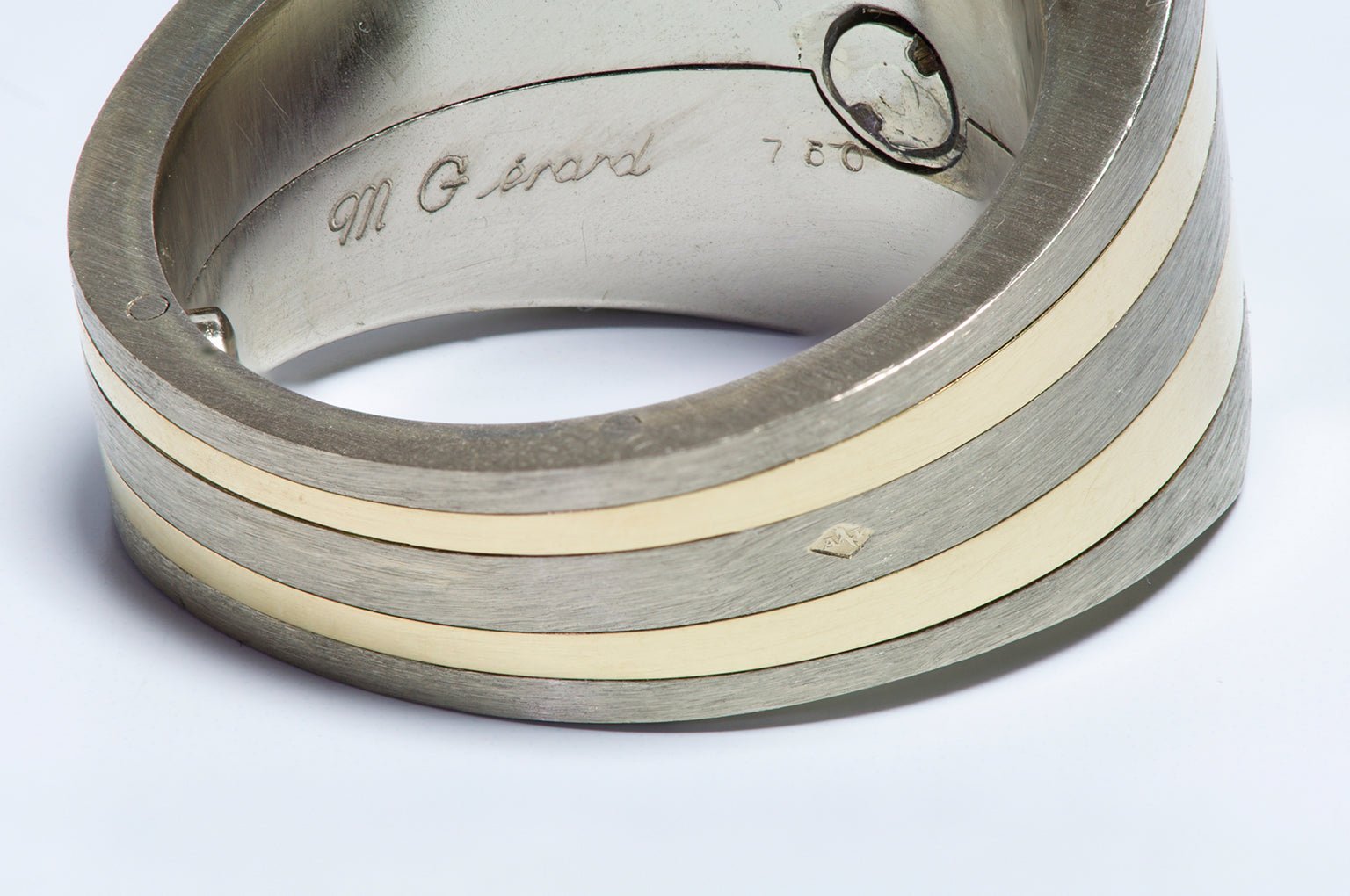 M. Gerard Paris Andre Vassort 18K Gold Men's Ring