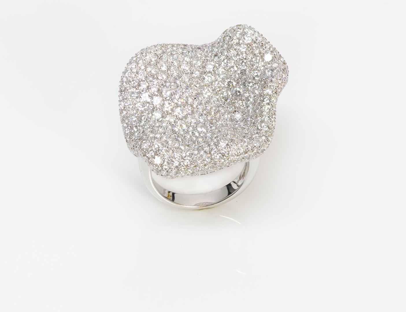 Maggioro Pave Diamond 18K Gold Ring