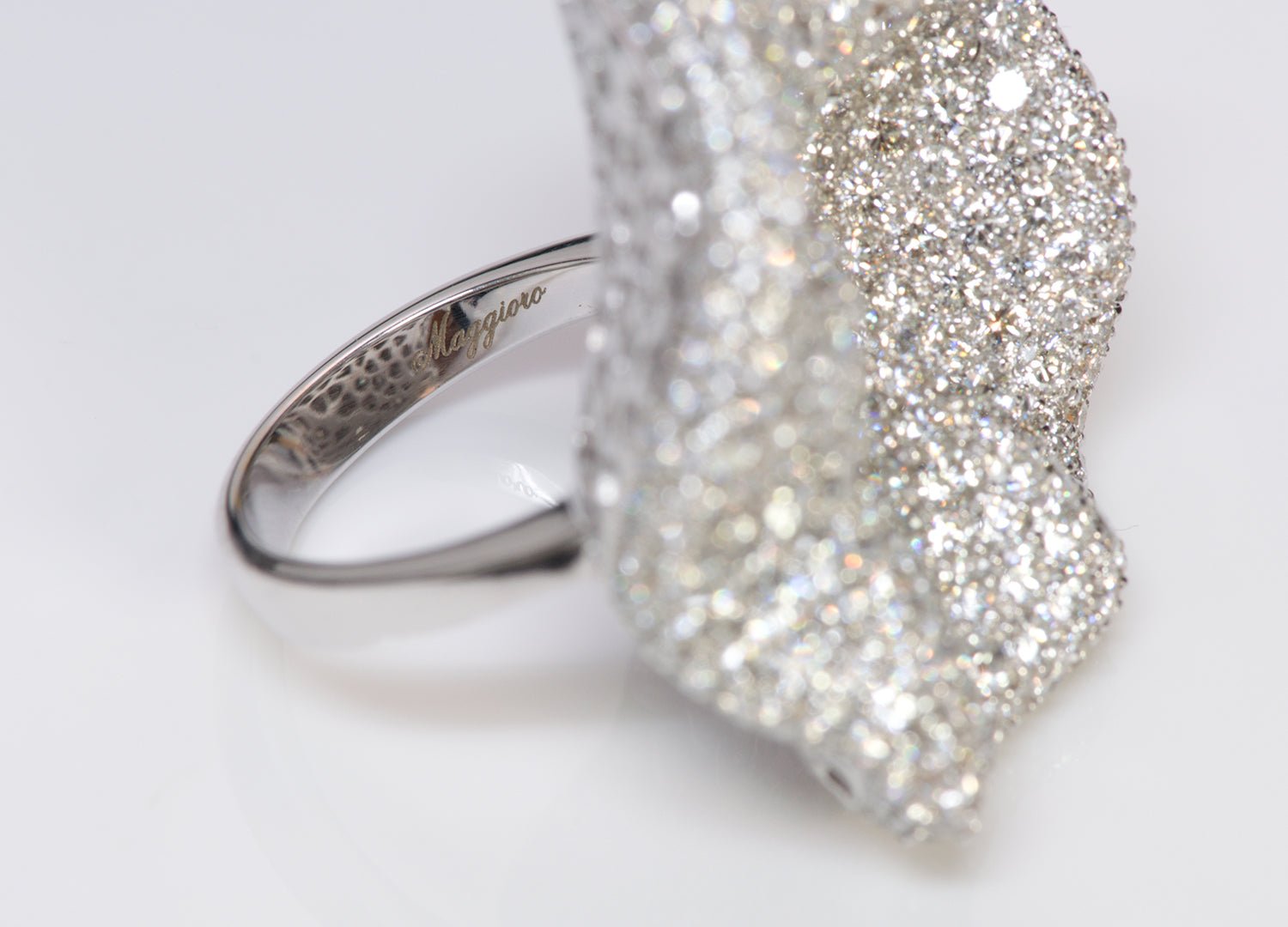 Maggioro Pave Diamond 18K Gold Ring