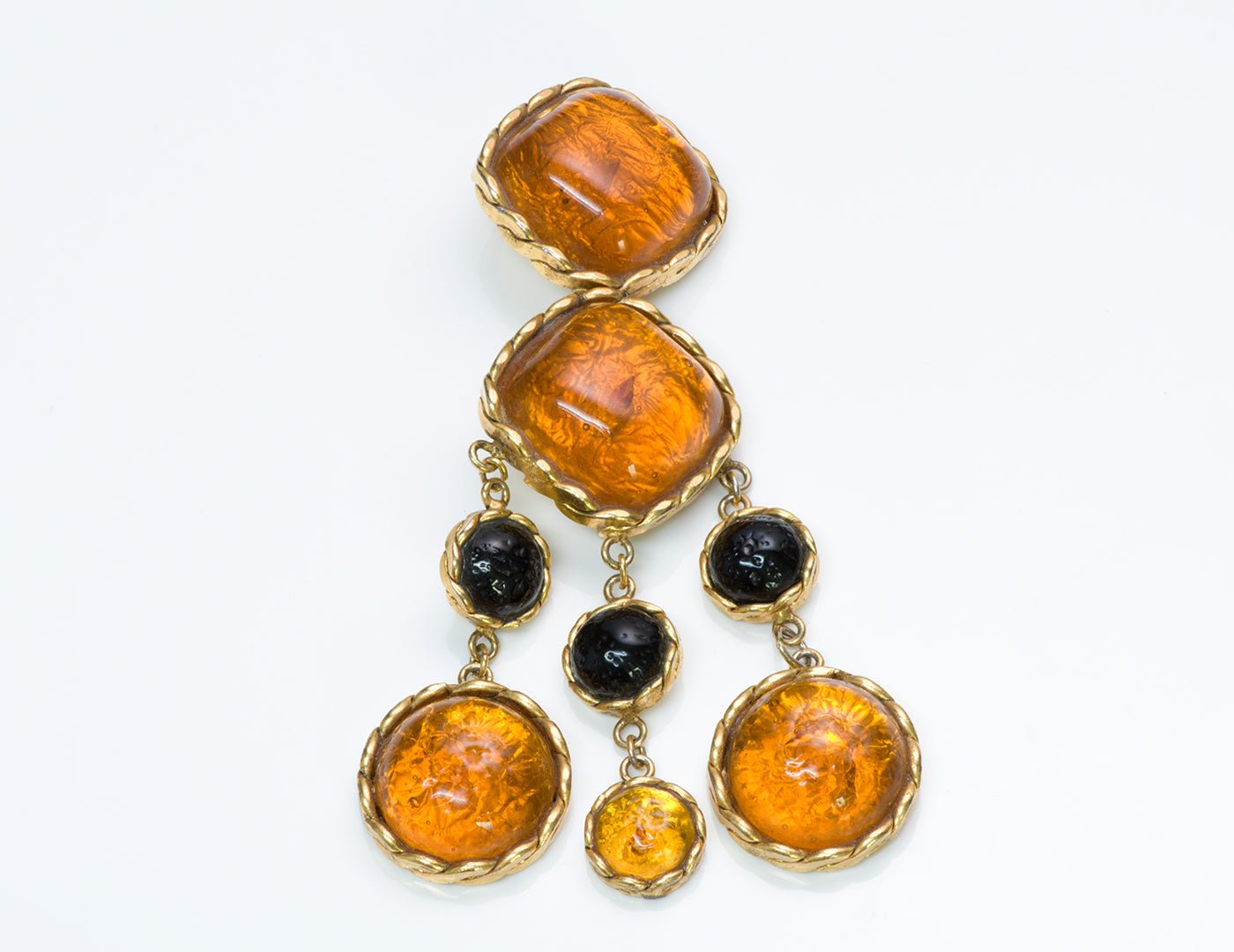Maison Gripoix for Valentino Garavani Couture Poured Glass Brooch