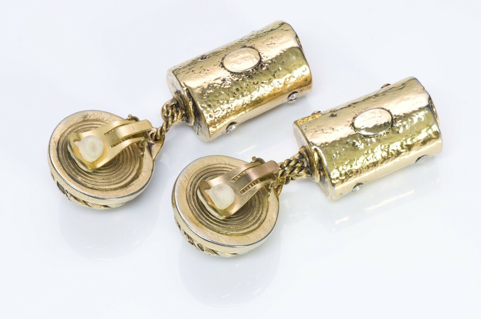 Marie Paris 1980’s Maison Gripoix Glass Drop Earrings