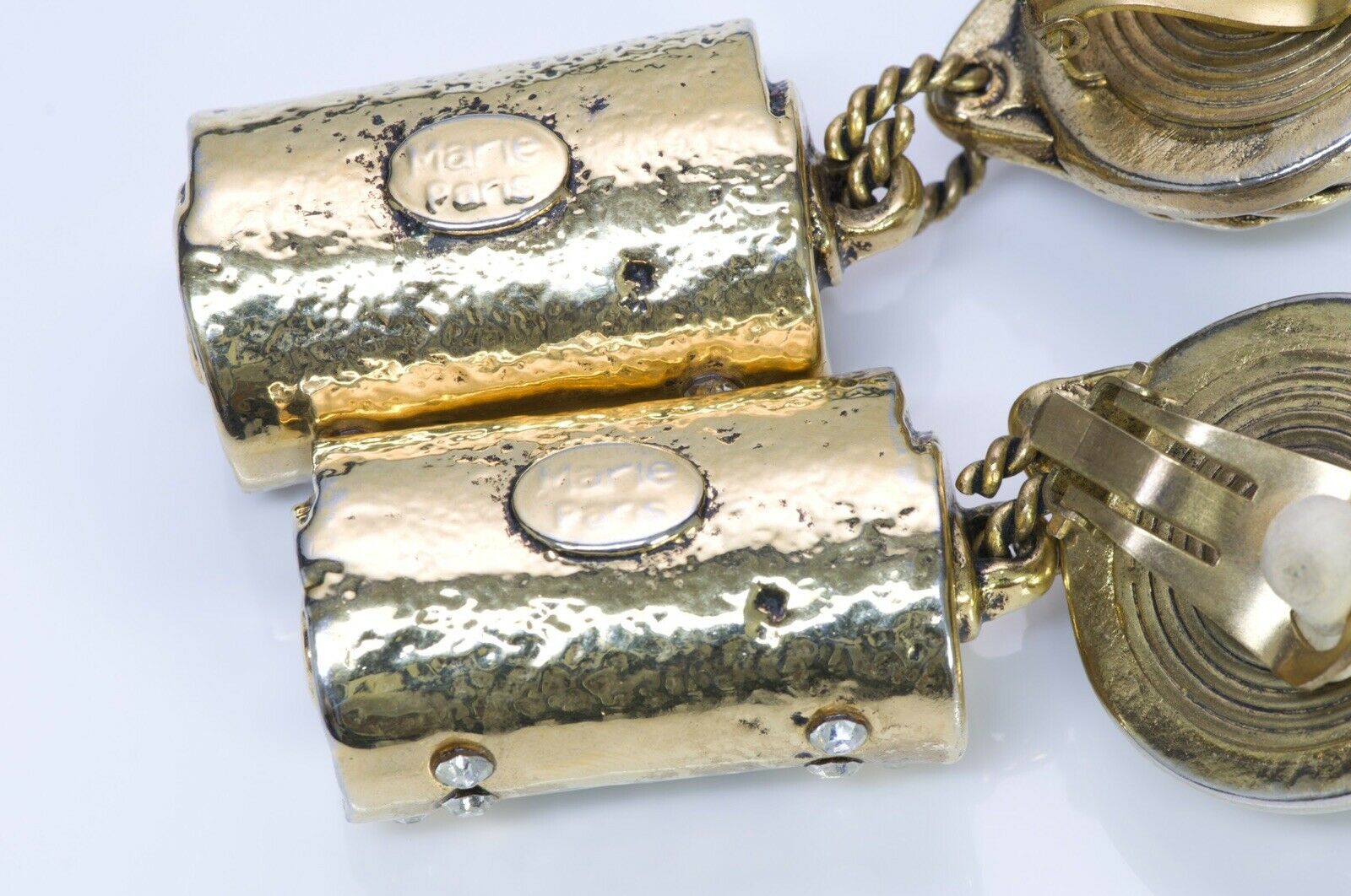 Marie Paris 1980’s Maison Gripoix Glass Drop Earrings