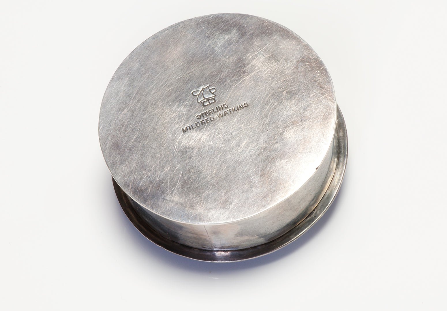 Mildred Watkins Sterling Silver Enamel Box