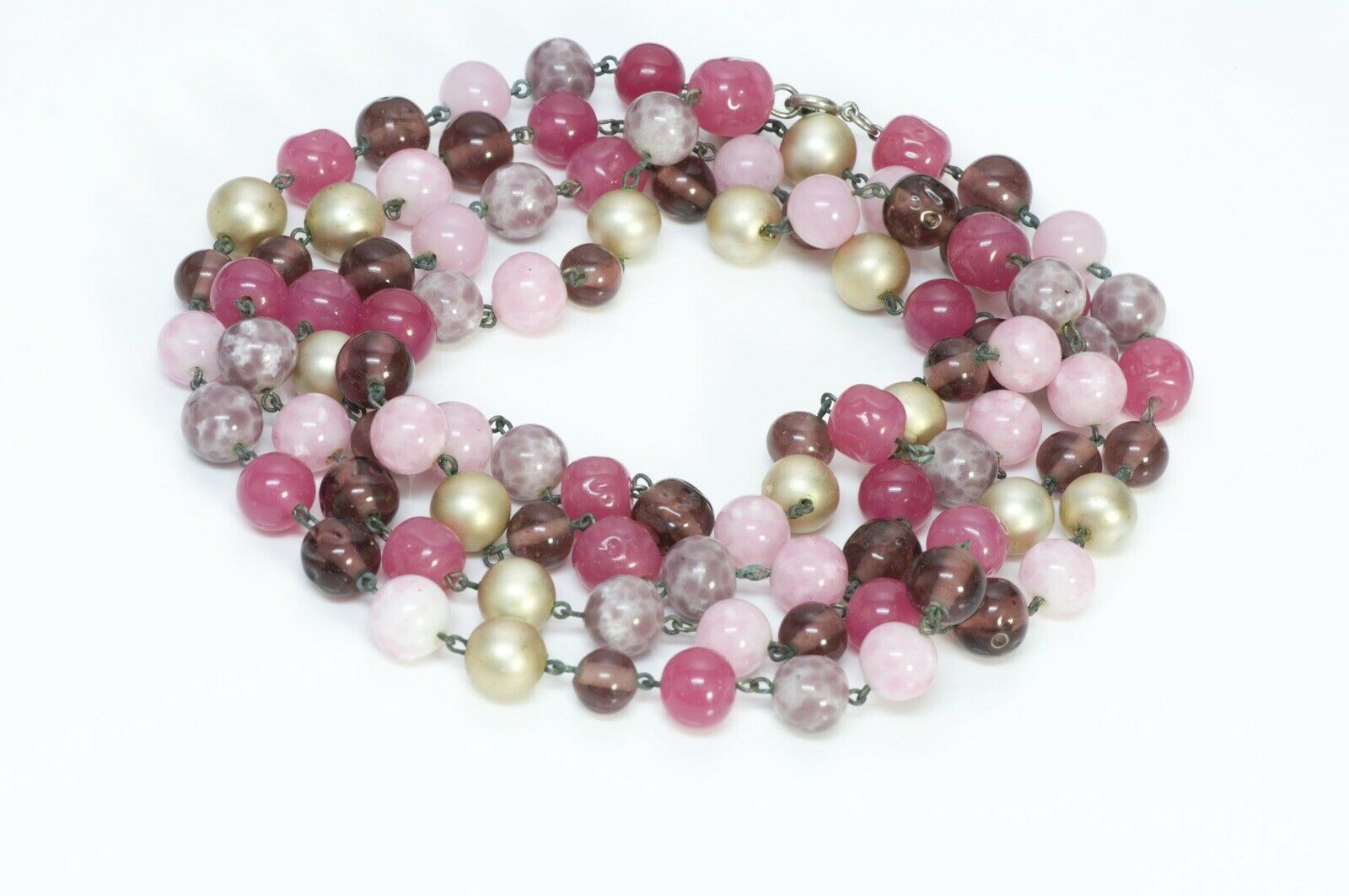 Miriam Haskell 1940’s Maison Gripoix Infinity Necklace