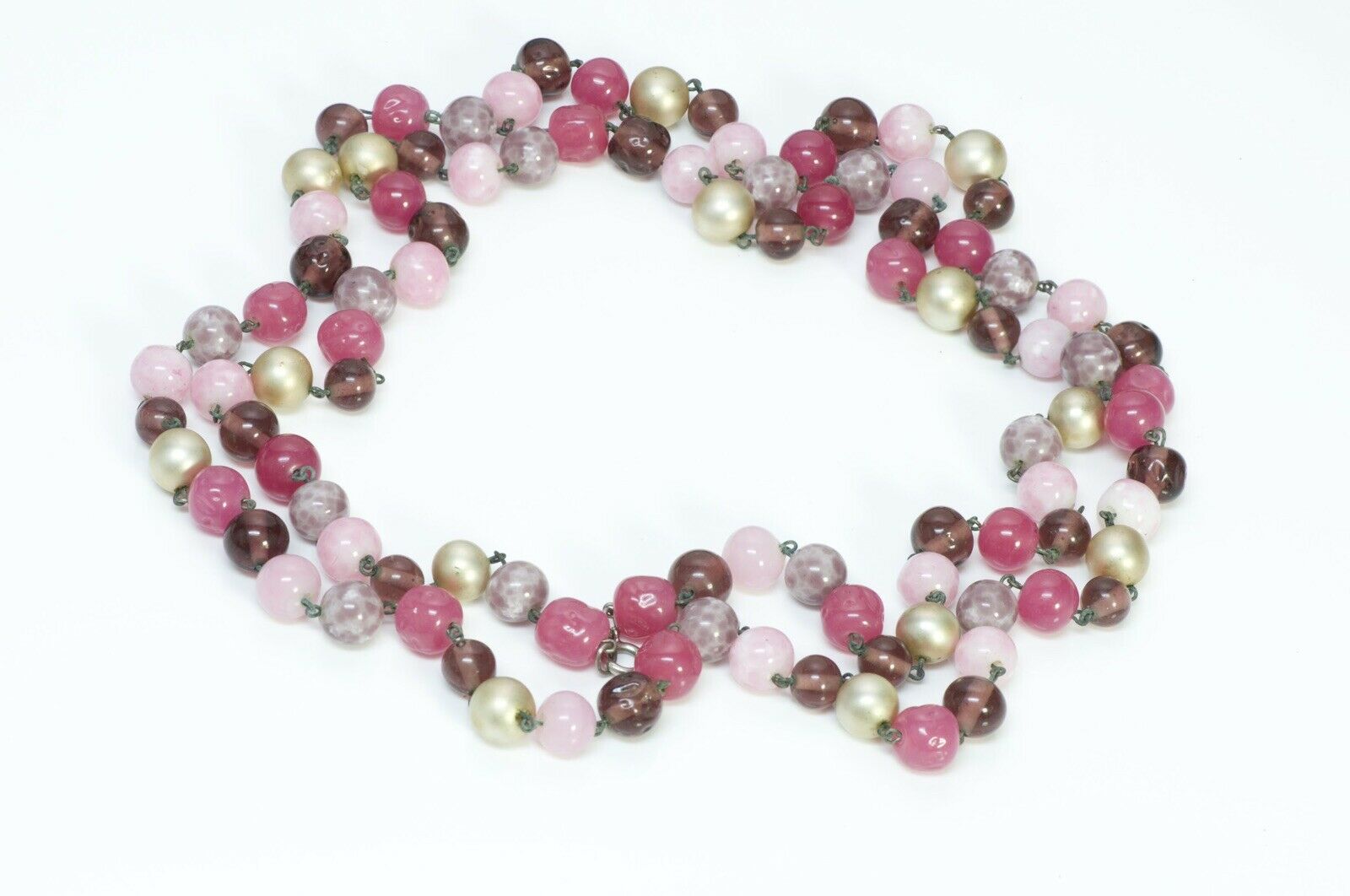 Miriam Haskell 1940’s Maison Gripoix Infinity Necklace