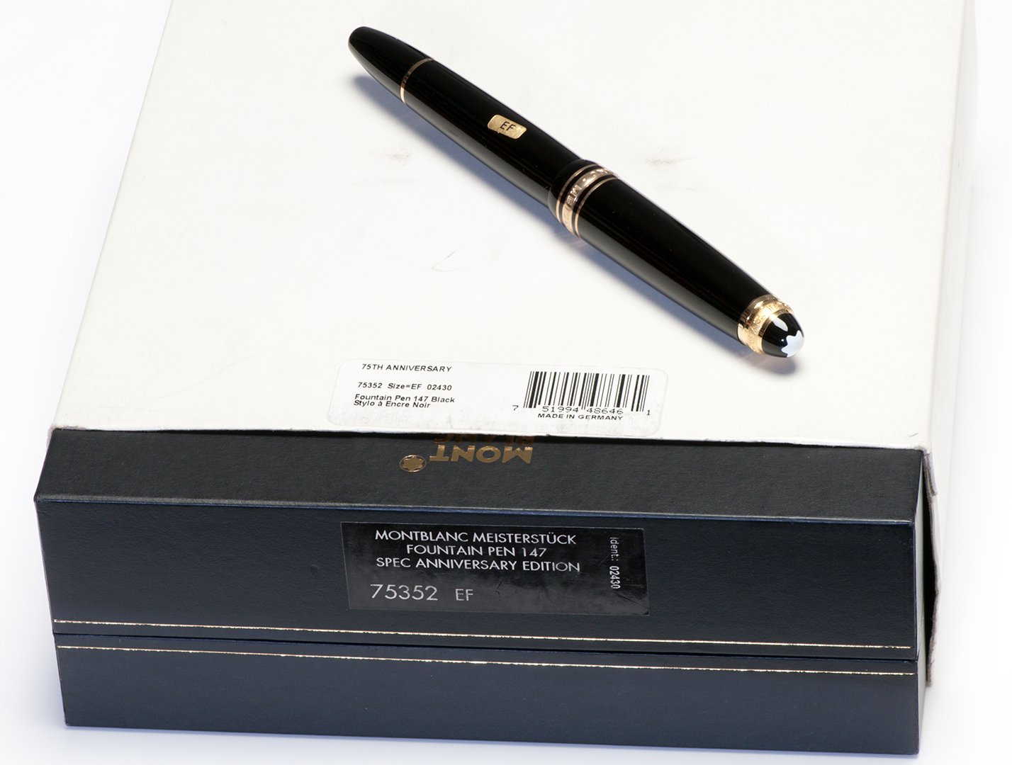 Montblanc 147 75th Special Anniversary Fountain Pen Placido Domingo CD