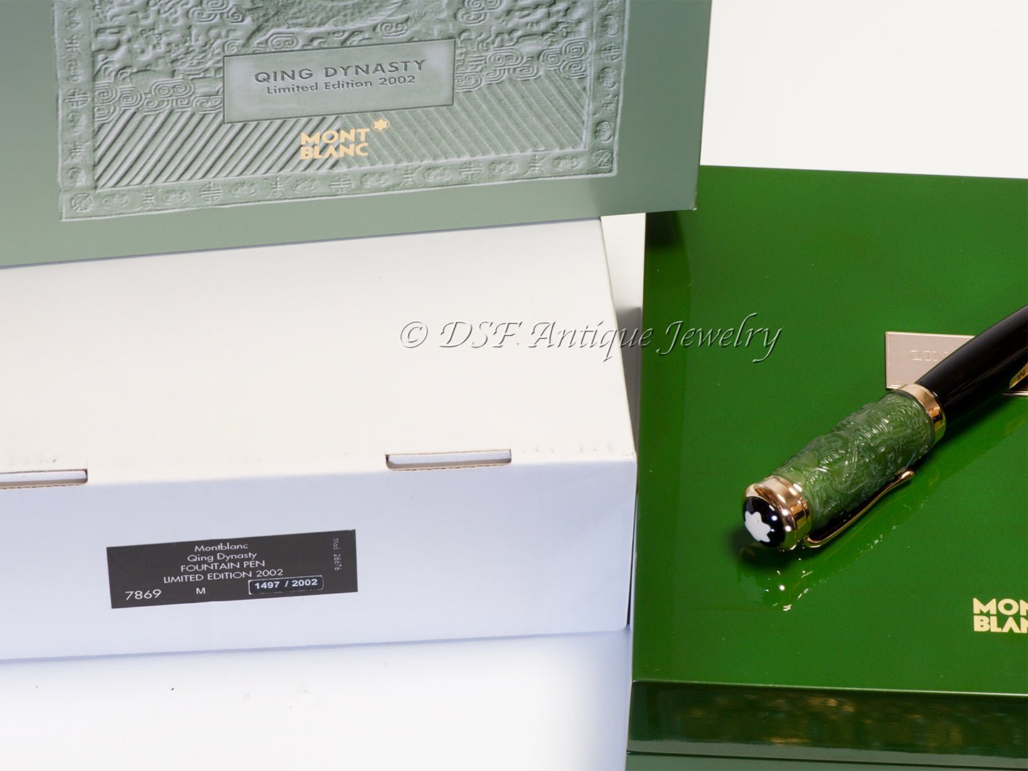 Montblanc Jade Dragon Qing Dynasty Limited Edition Fountain Pen
