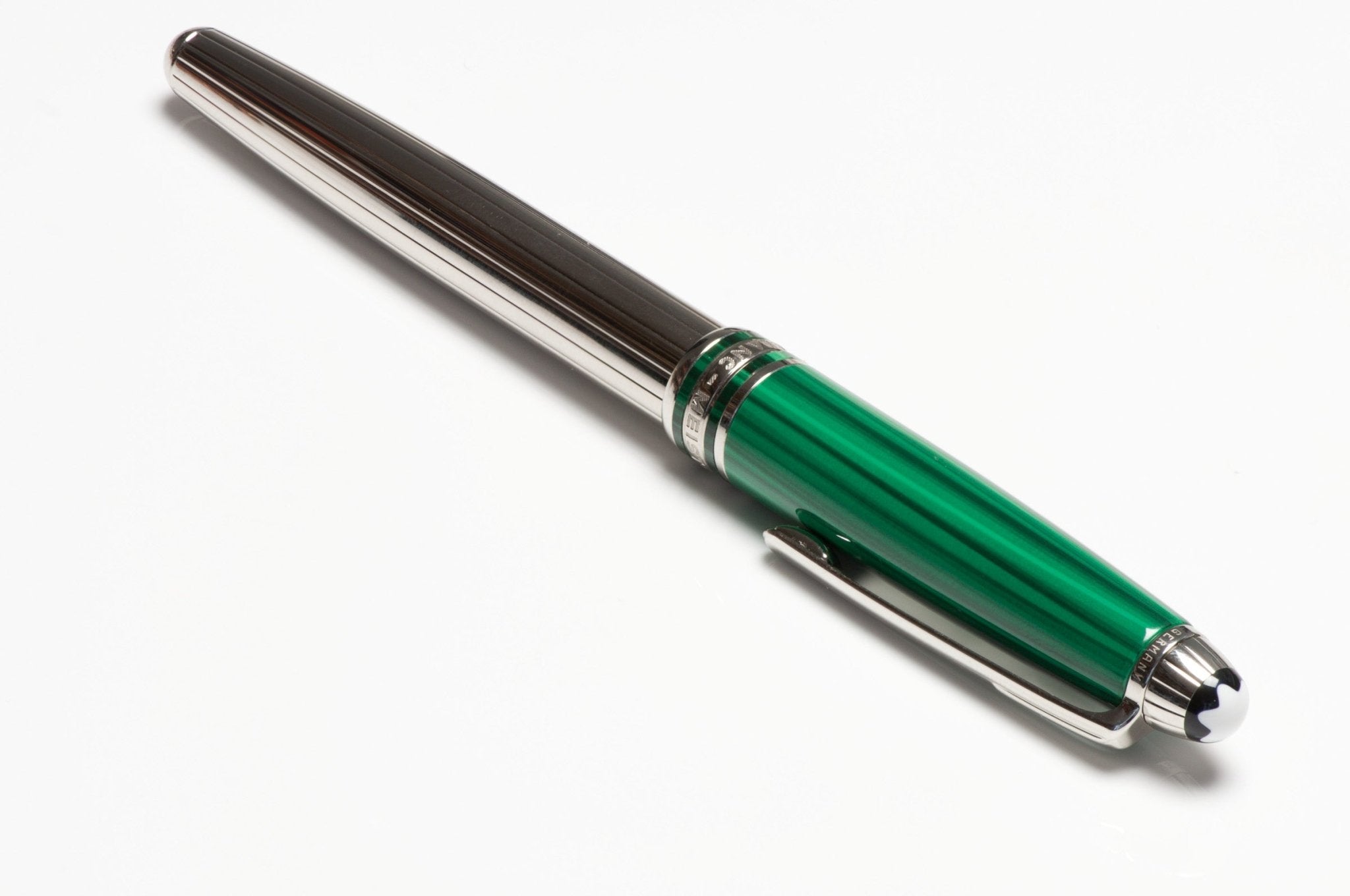 Montblanc Meisterstuck Solitaire Nikolai 1 Platinum Plate Rollerball Pen