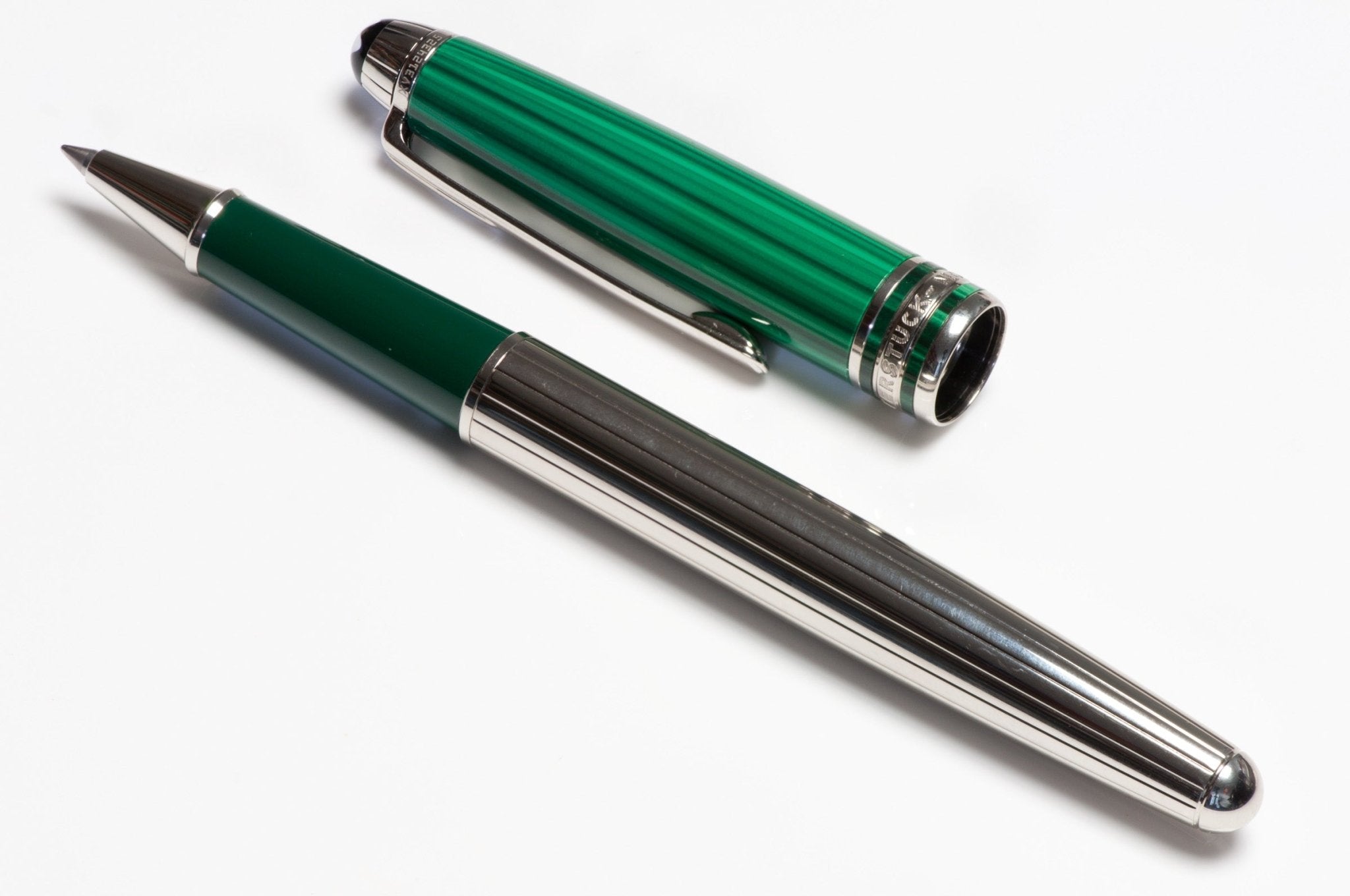 Montblanc Meisterstuck Solitaire Nikolai 1 Platinum Plate Rollerball Pen