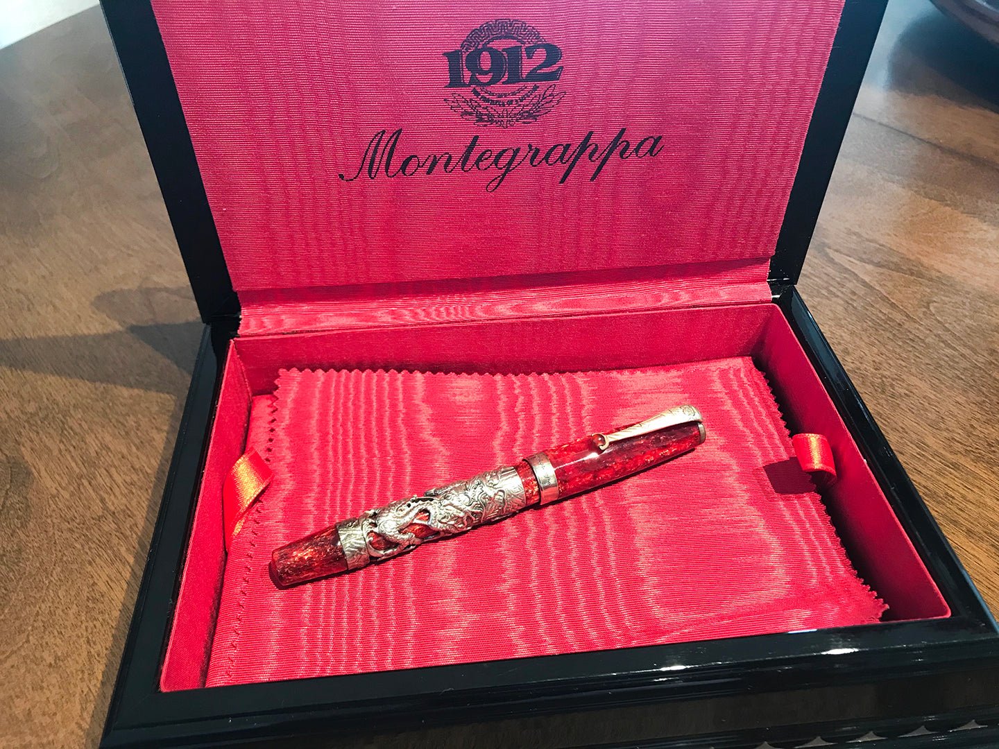 Montegrappa Zodiac Silver Dragon Roller Ball Pen