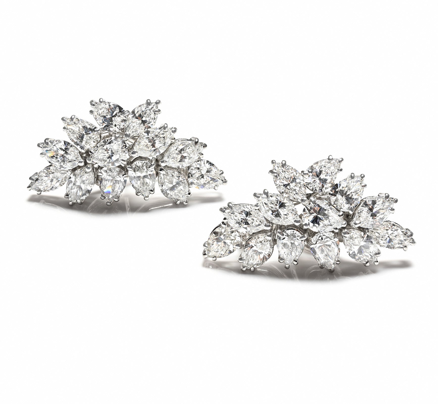 Diamond Marquise Pear-Shaped Earrings Harry Winston