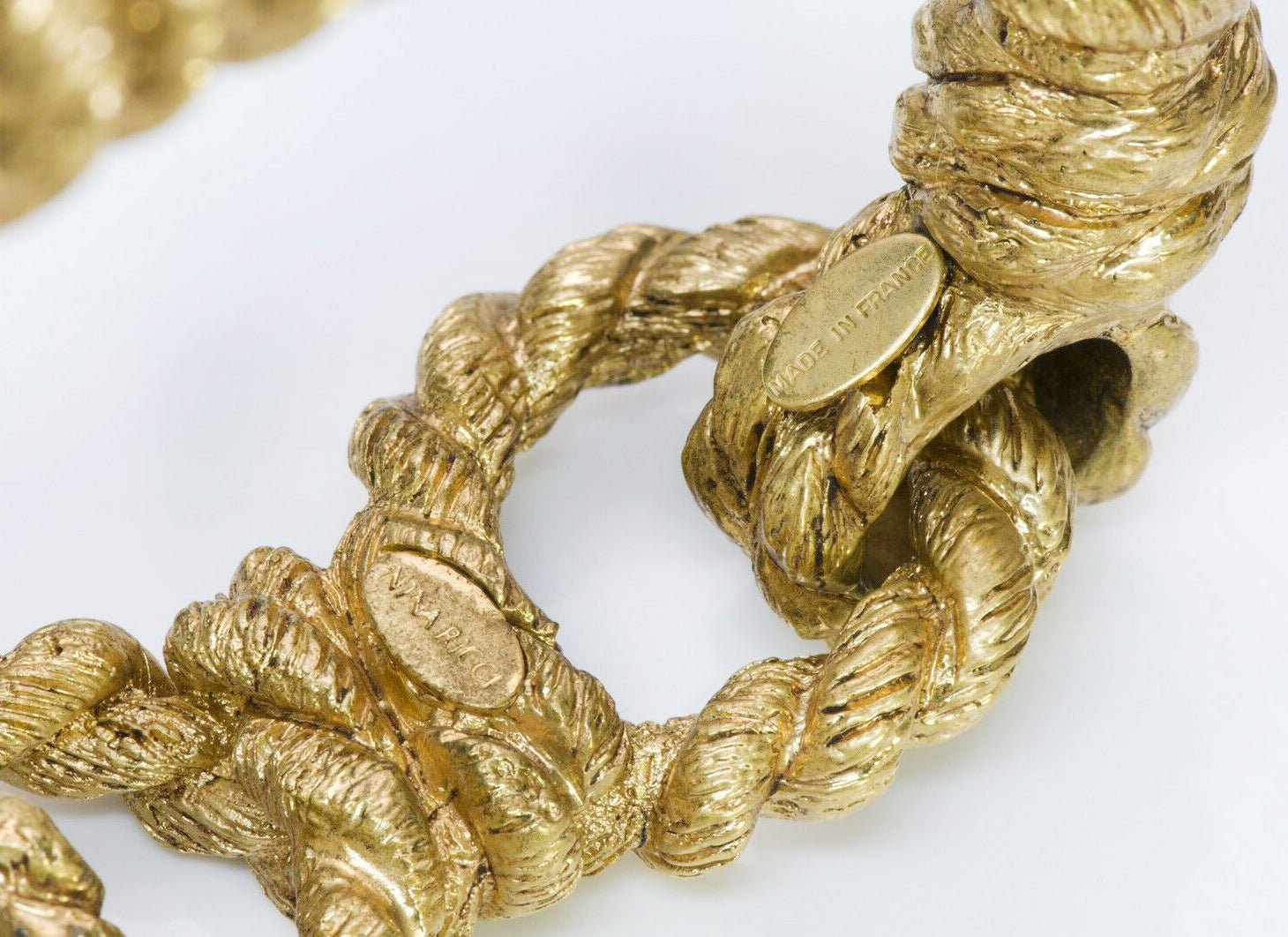 Nina Ricci Paris Infinity Rope Cuff Bracelet