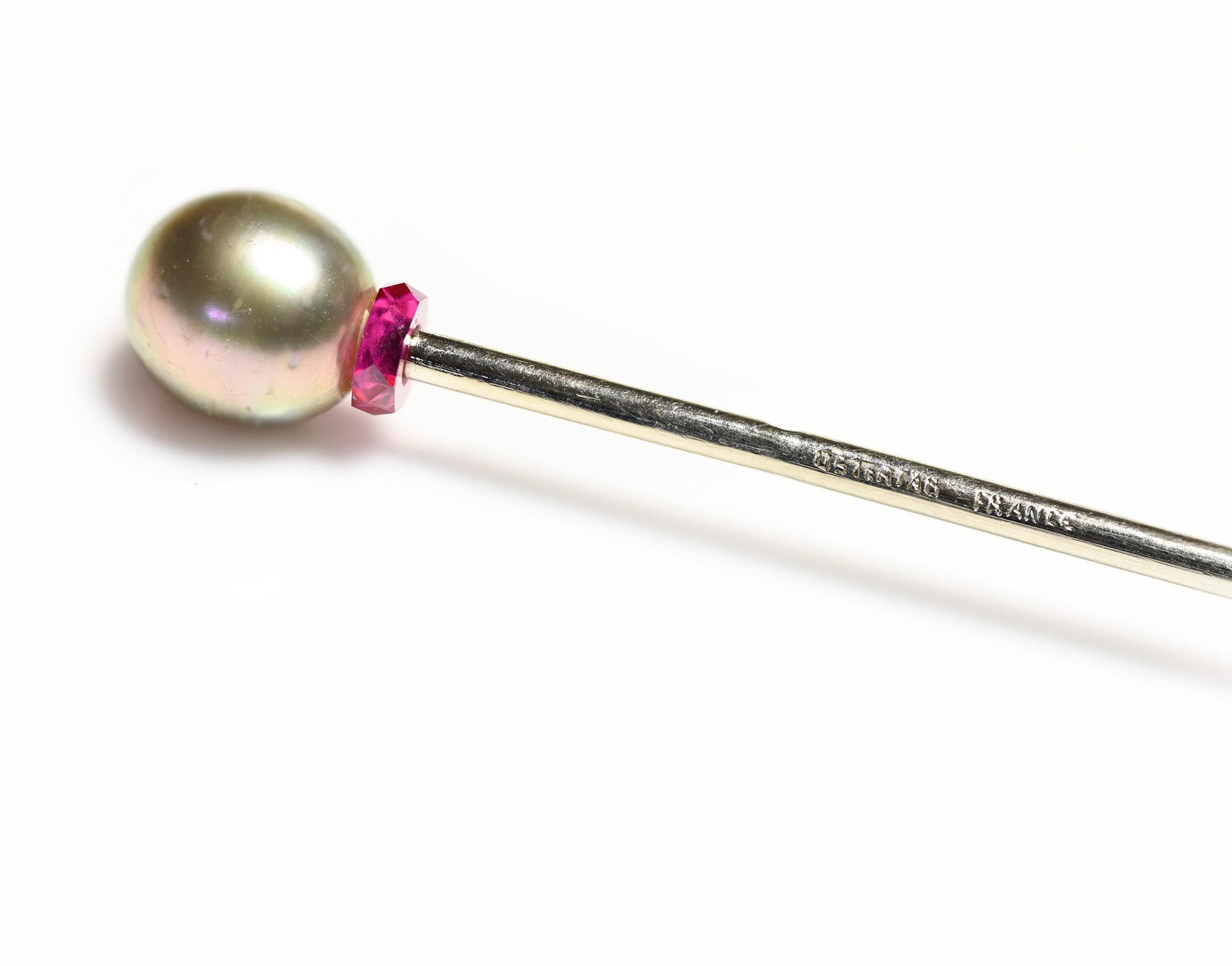 Ostertag Natural Pearl Stick Pin
