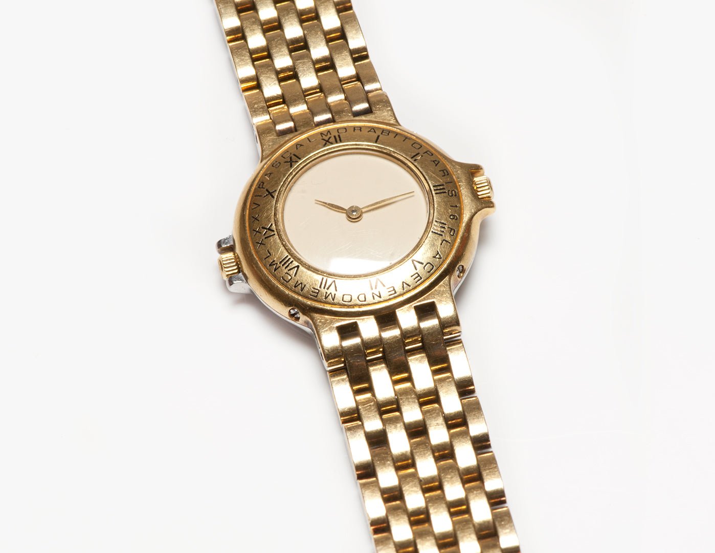 Pascal Morabito 14K Yellow Gold & Steel Reversible Watch