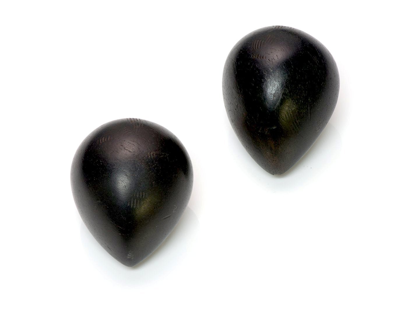 Patricia Von Musulin Sterling Silver Ebony Wood Earrings