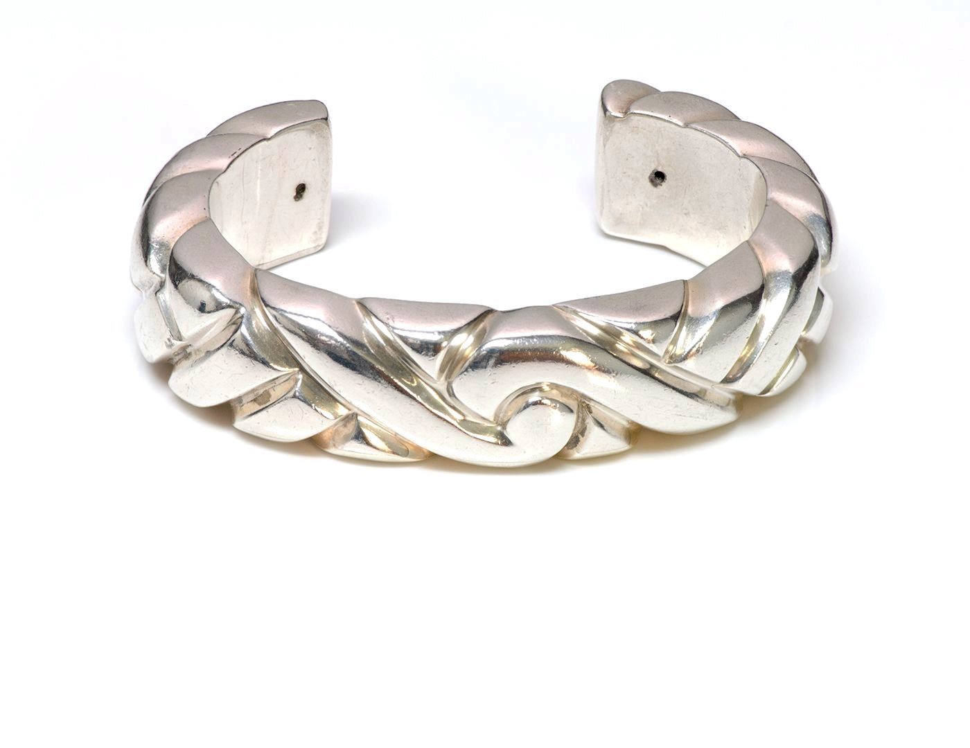 Patricia Von Musulin Sterling Silver Modernist Cuff Bracelet