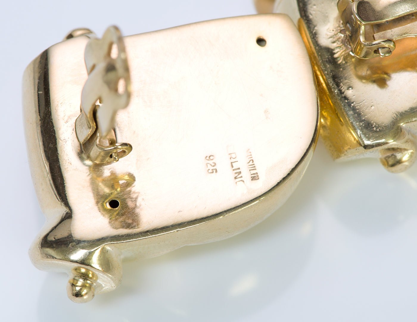 Patricia Von Musulin Sterling Silver Ram Earrings