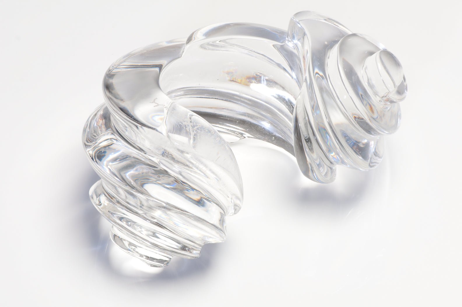 Patricia Von Musulin Wide Lucite Ram Cuff Bracelet