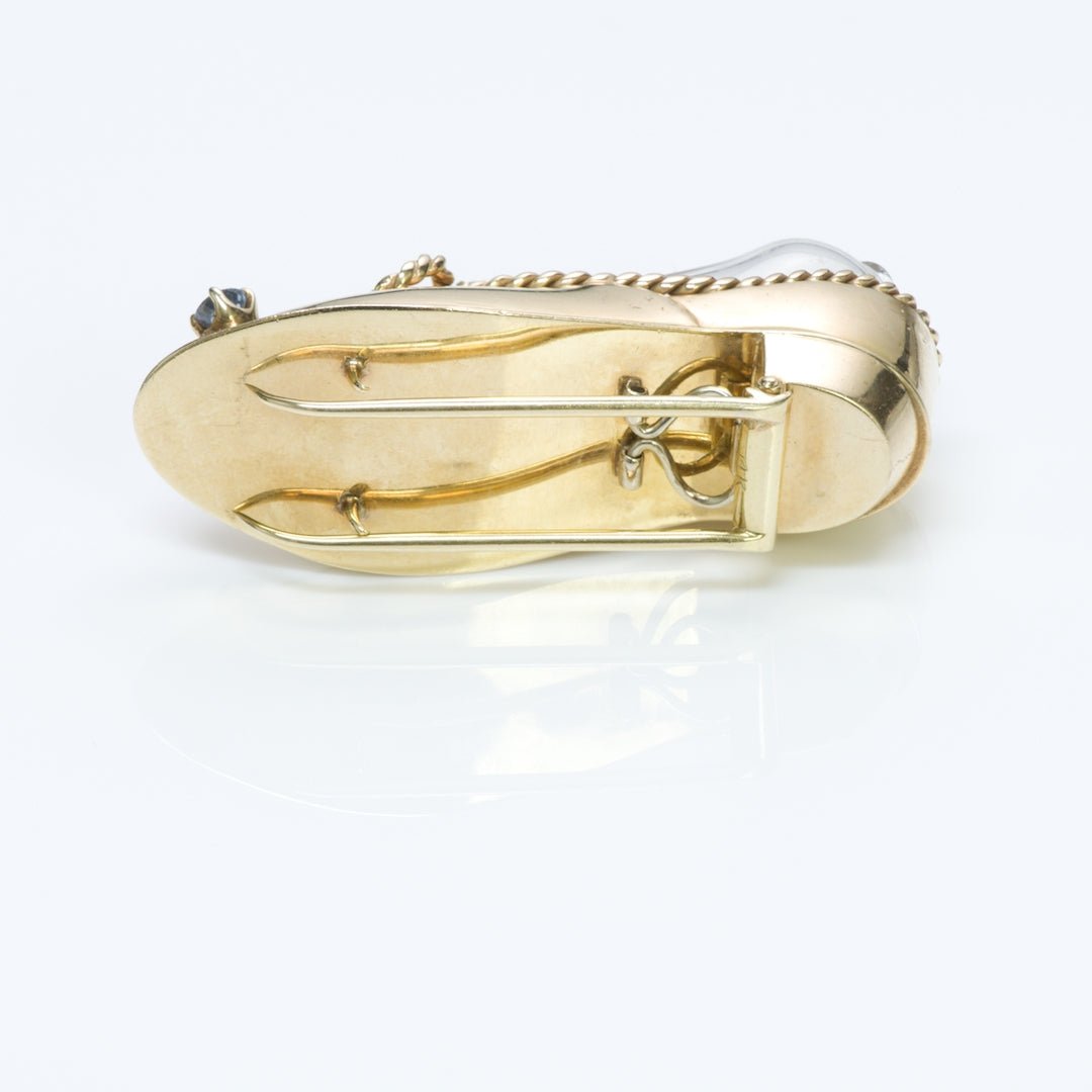 Paul Flato Gold Brooch