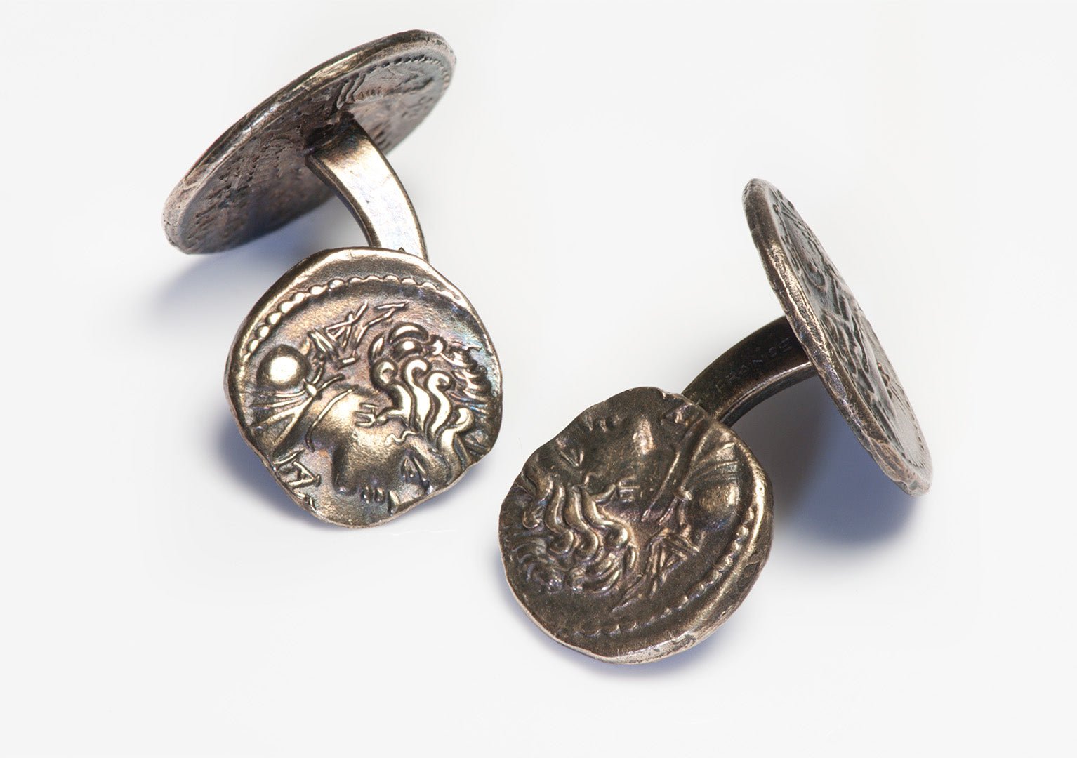 Paul Stuart Silver Coin Cufflinks