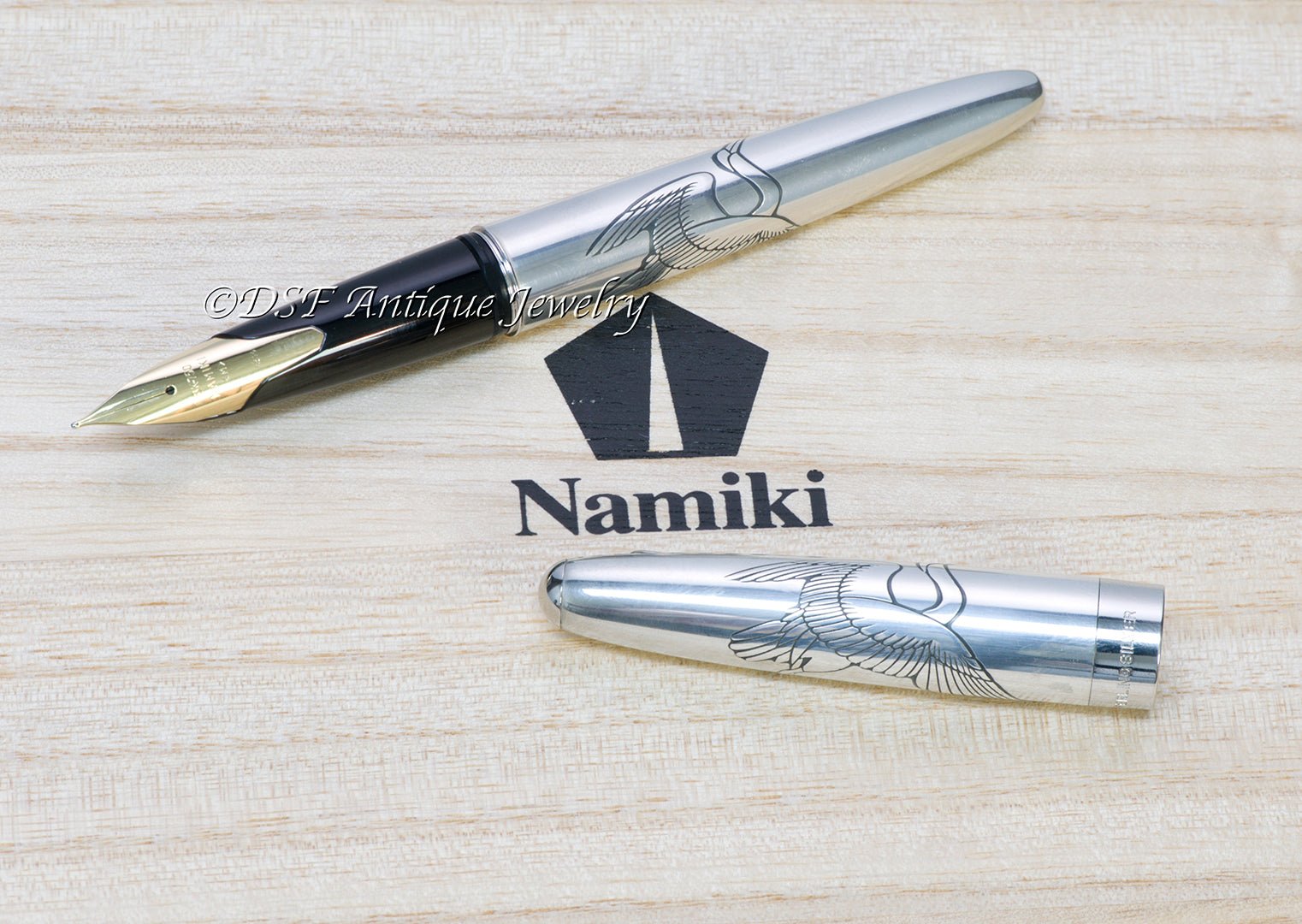 Pilot Namiki Sterling Silver Crane Fountain Pen